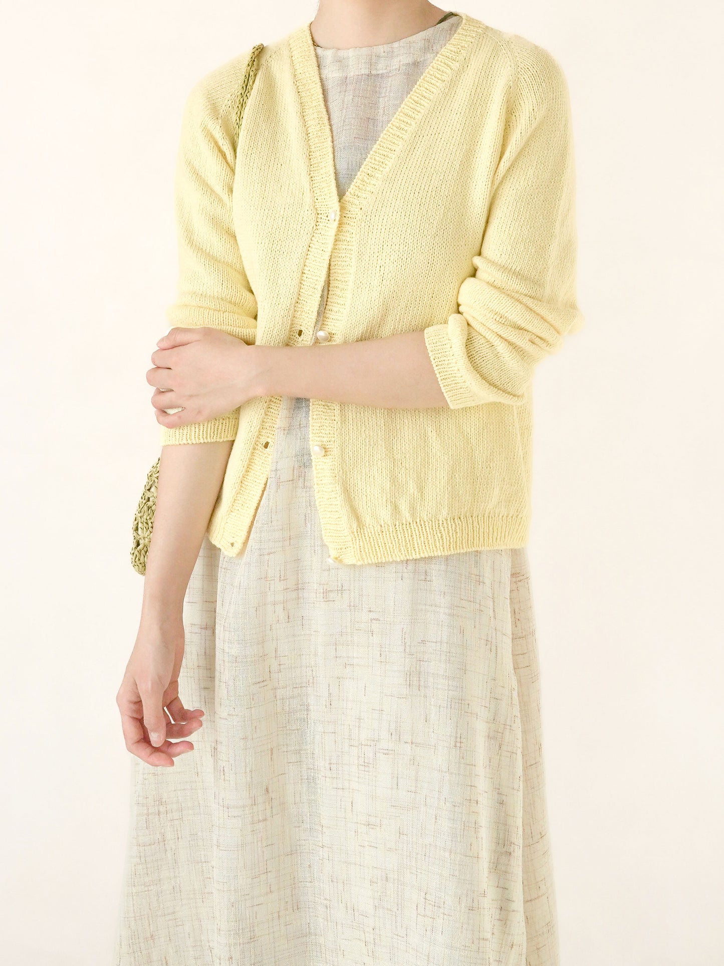 [PDF] Vegetable V-neck Cardigan (ENGLISH)