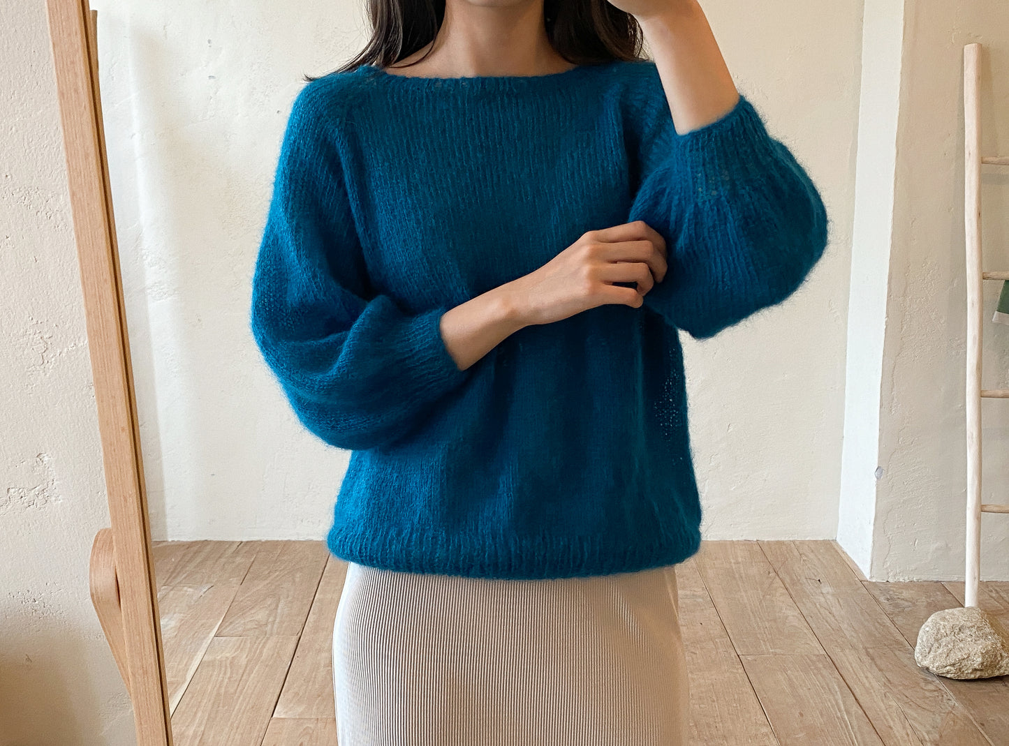 [PDF 도안] 새틴 알파카 모헤어 벌룬 탑다운 (KOREAN)