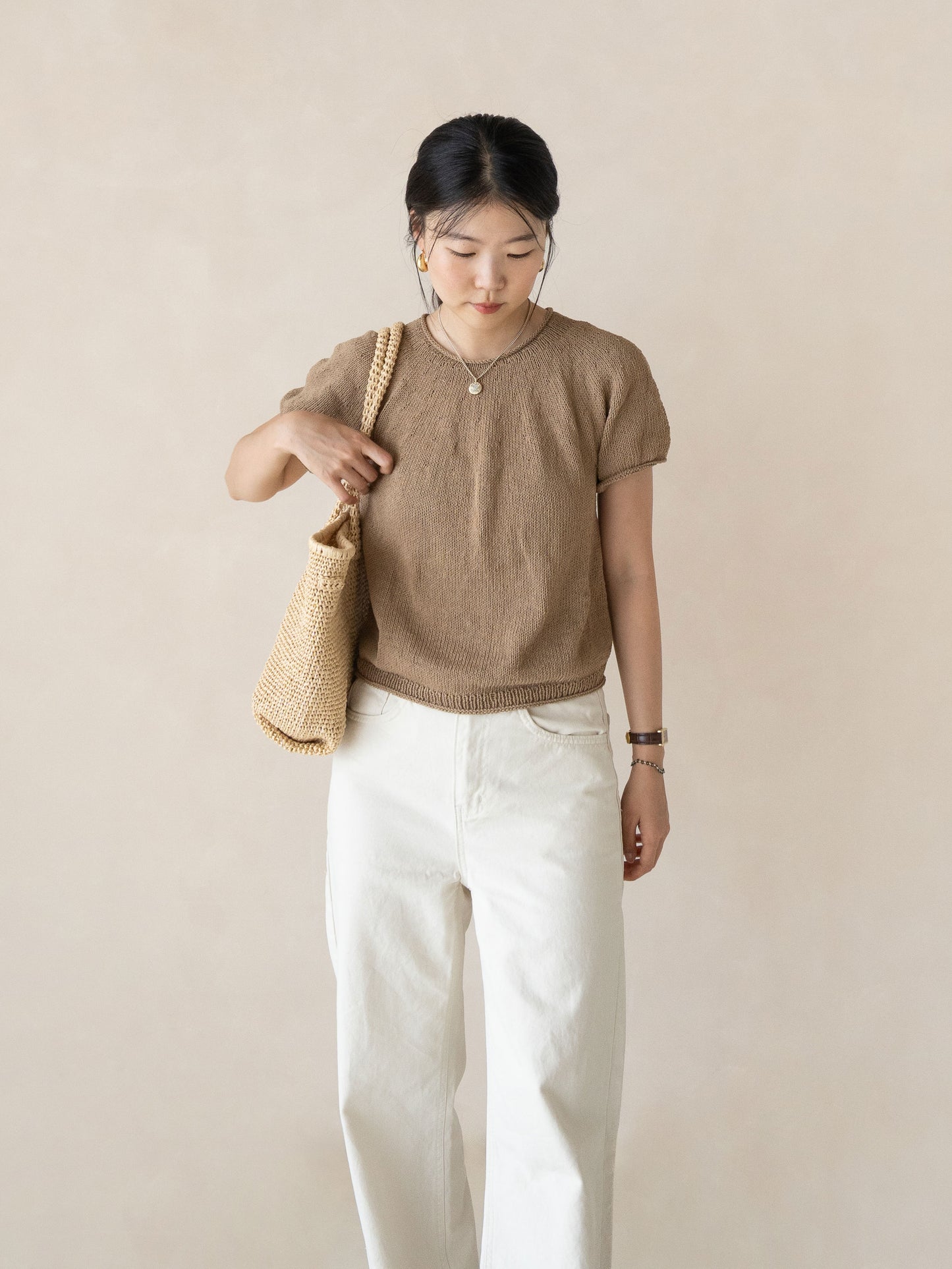 [PDF] Arclinen Walnut Top-Down Tee (ENGLISH)