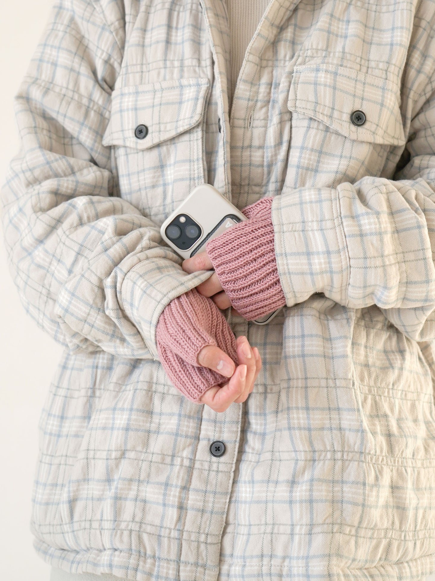 [PDF 도안] 새틴 메리노 울 브리오쉬 핸드워머 (KOREAN)