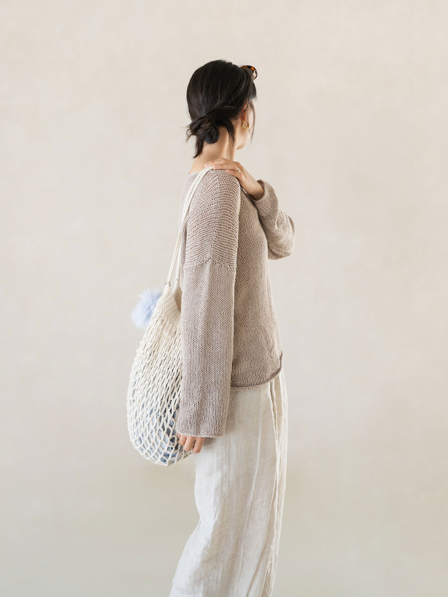 [PDF] Linendale Top-Down Gmool Sweater (ENGLISH)