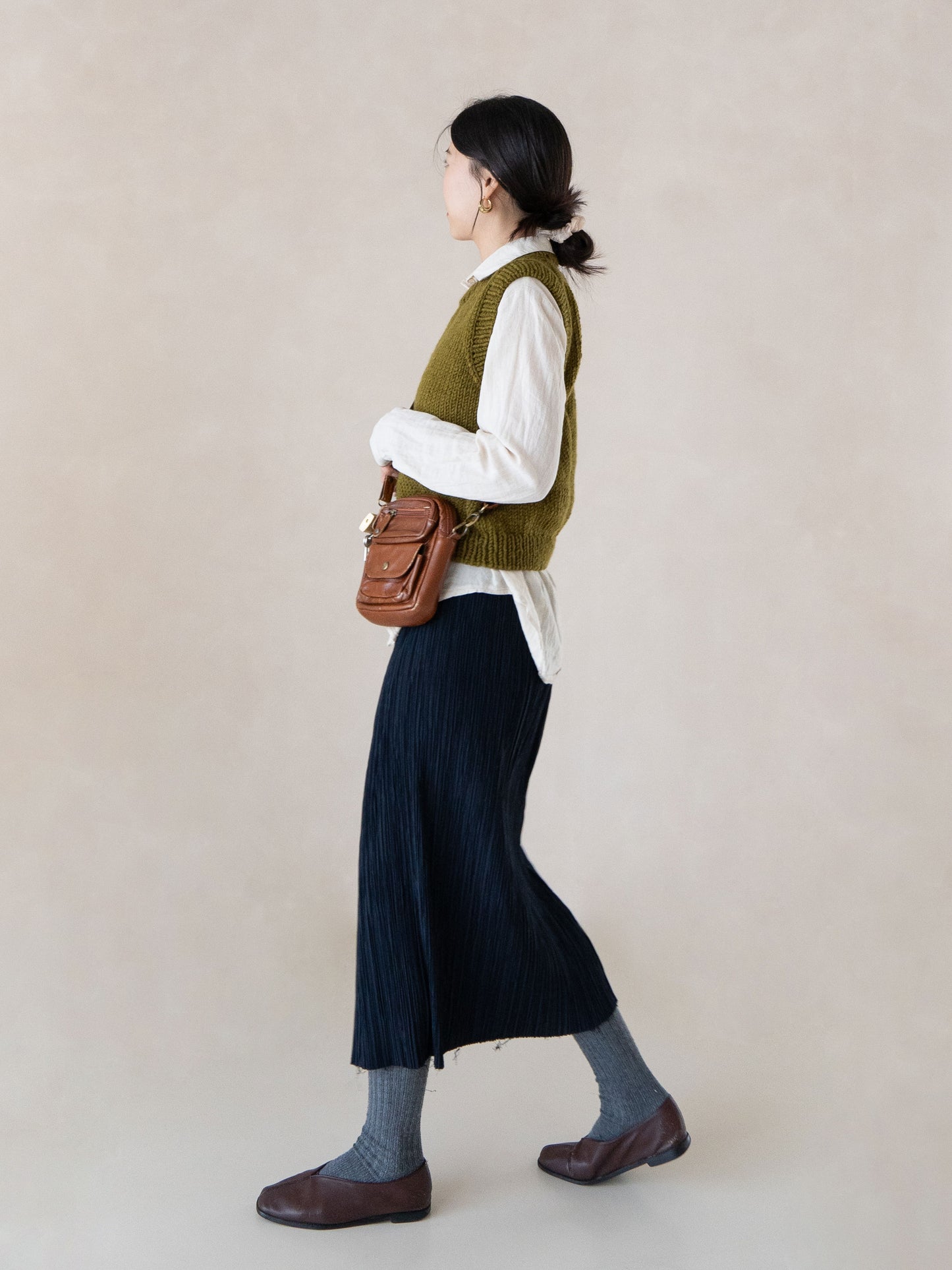 [PDF] New Teddywool Top-down Round-neck Vest (ENGLISH)