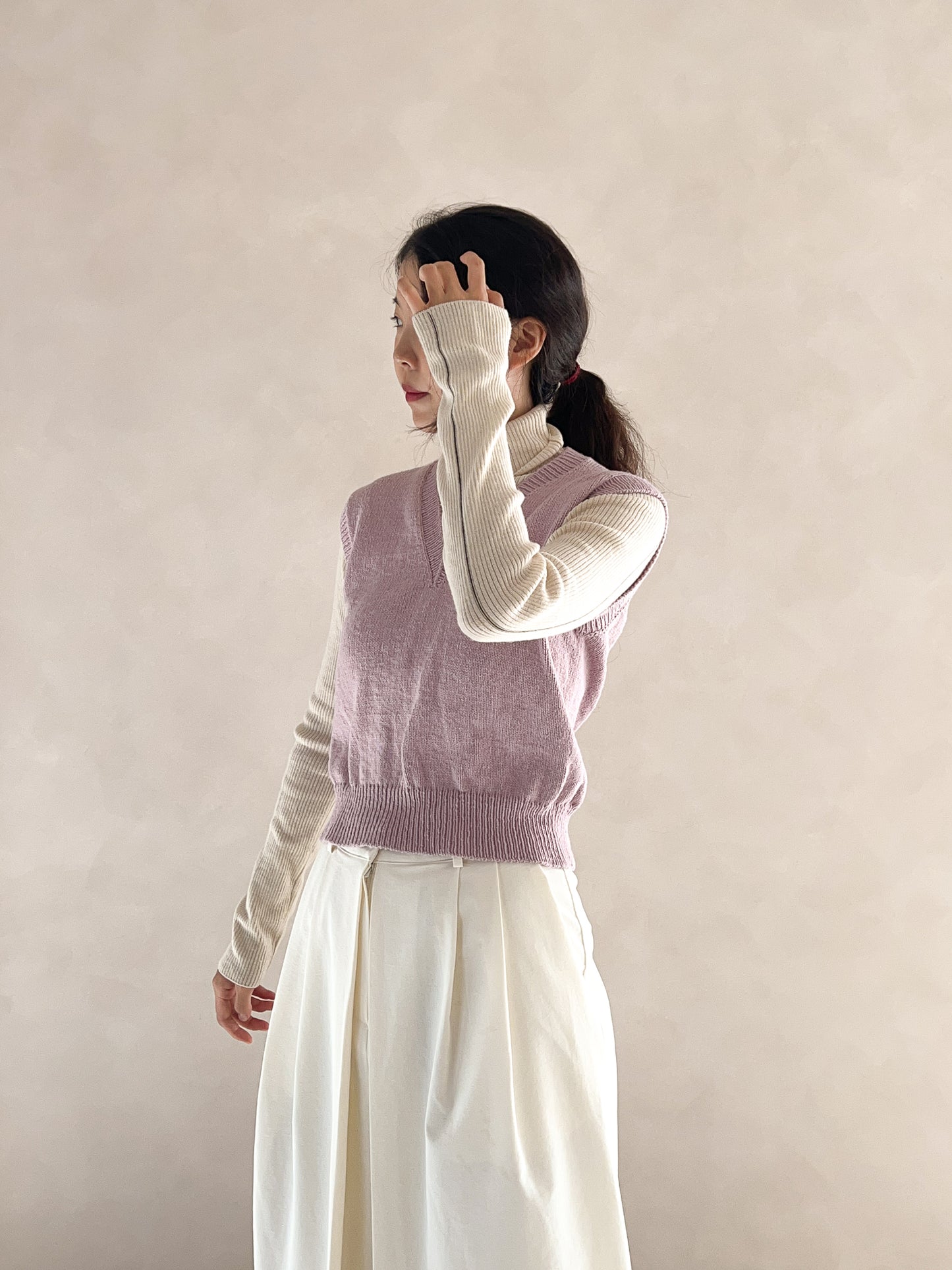 [PDF] Airy Cotton Basic V-neck Vest (ENGLISH)