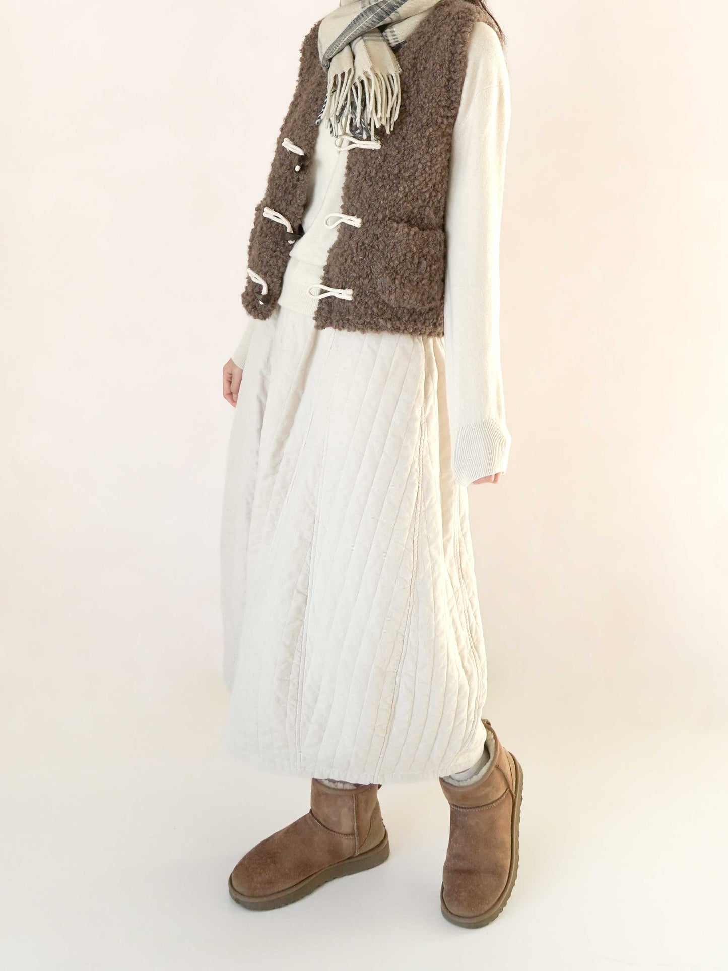 [PDF] Highland Alpaca Boucle Duffle Vest (ENGLISH)