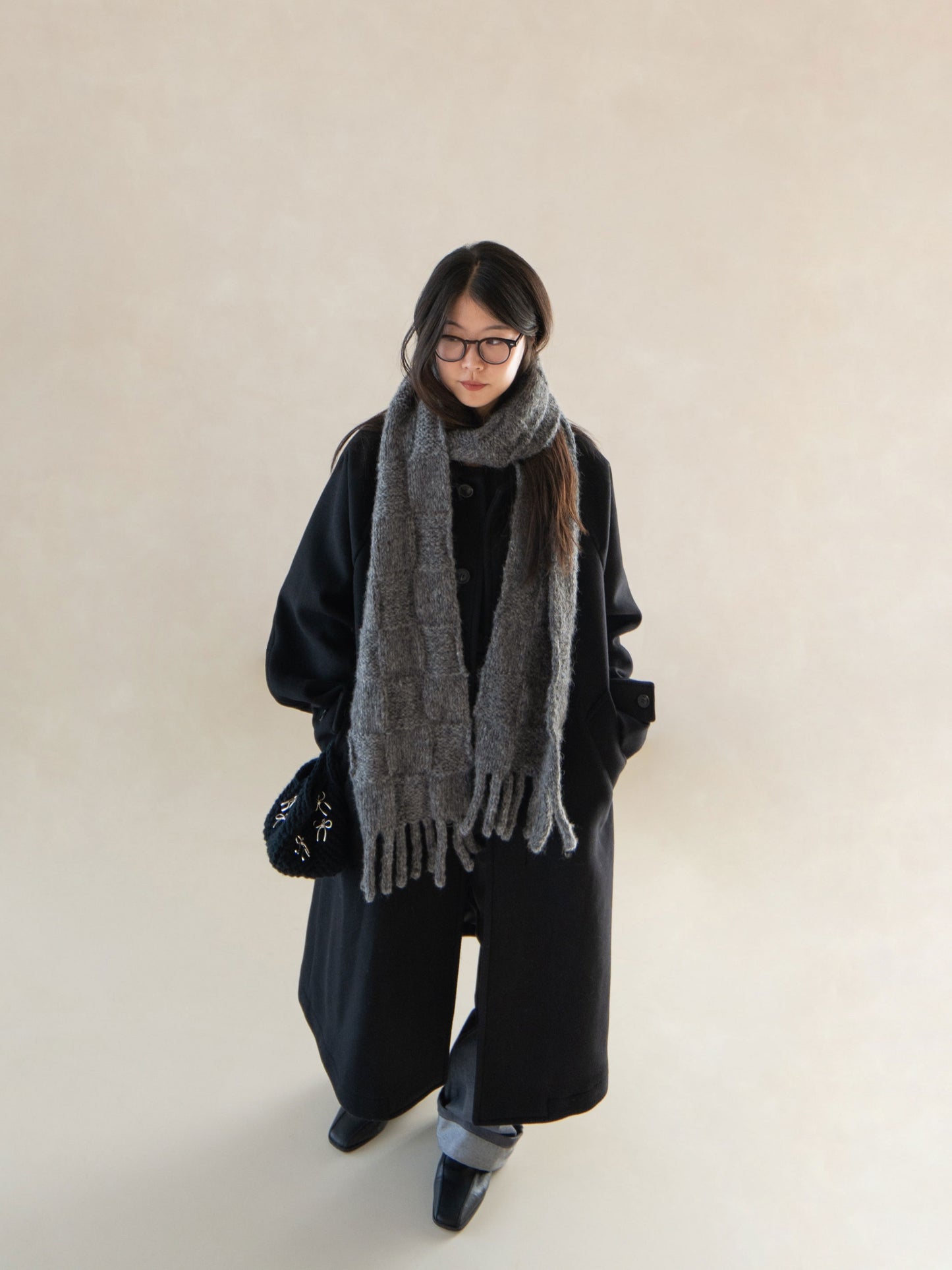 [PDF] Wool-Al-Co Chunky Check Muffler (ENGLISH)