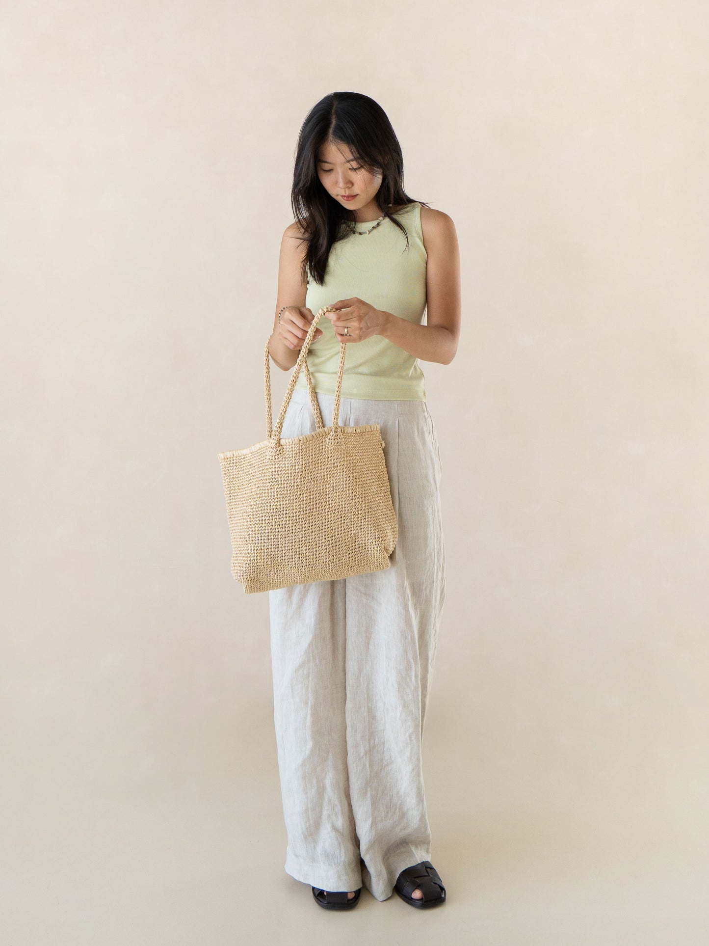 [PDF] Cupro Raffia Big Bag (ENGLISH)