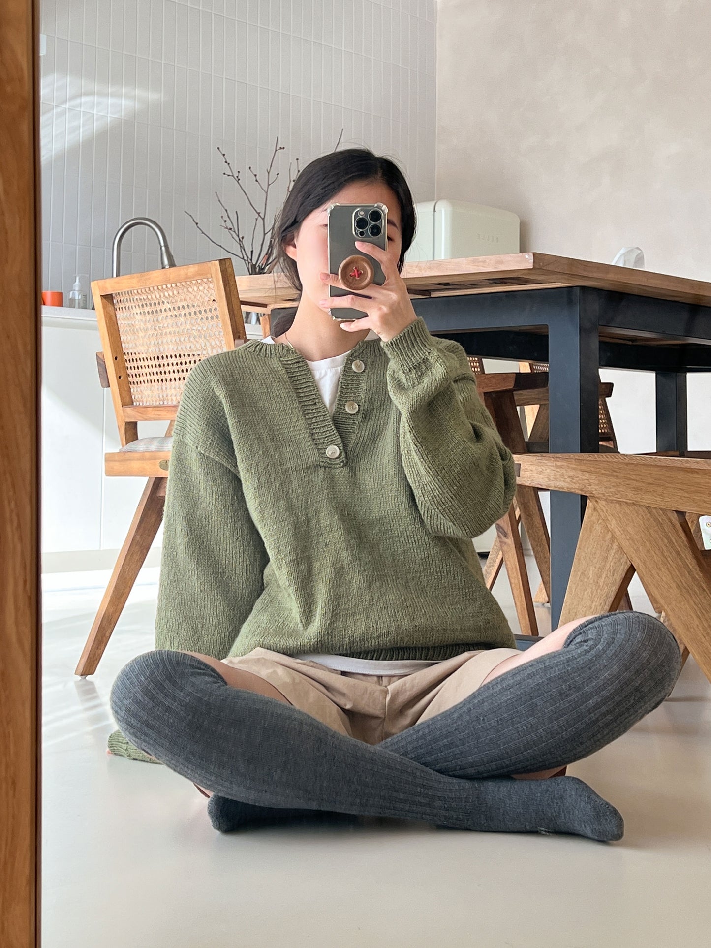 [PDF] Majestic Henley Neck Top-down Sweater (ENGLISH)