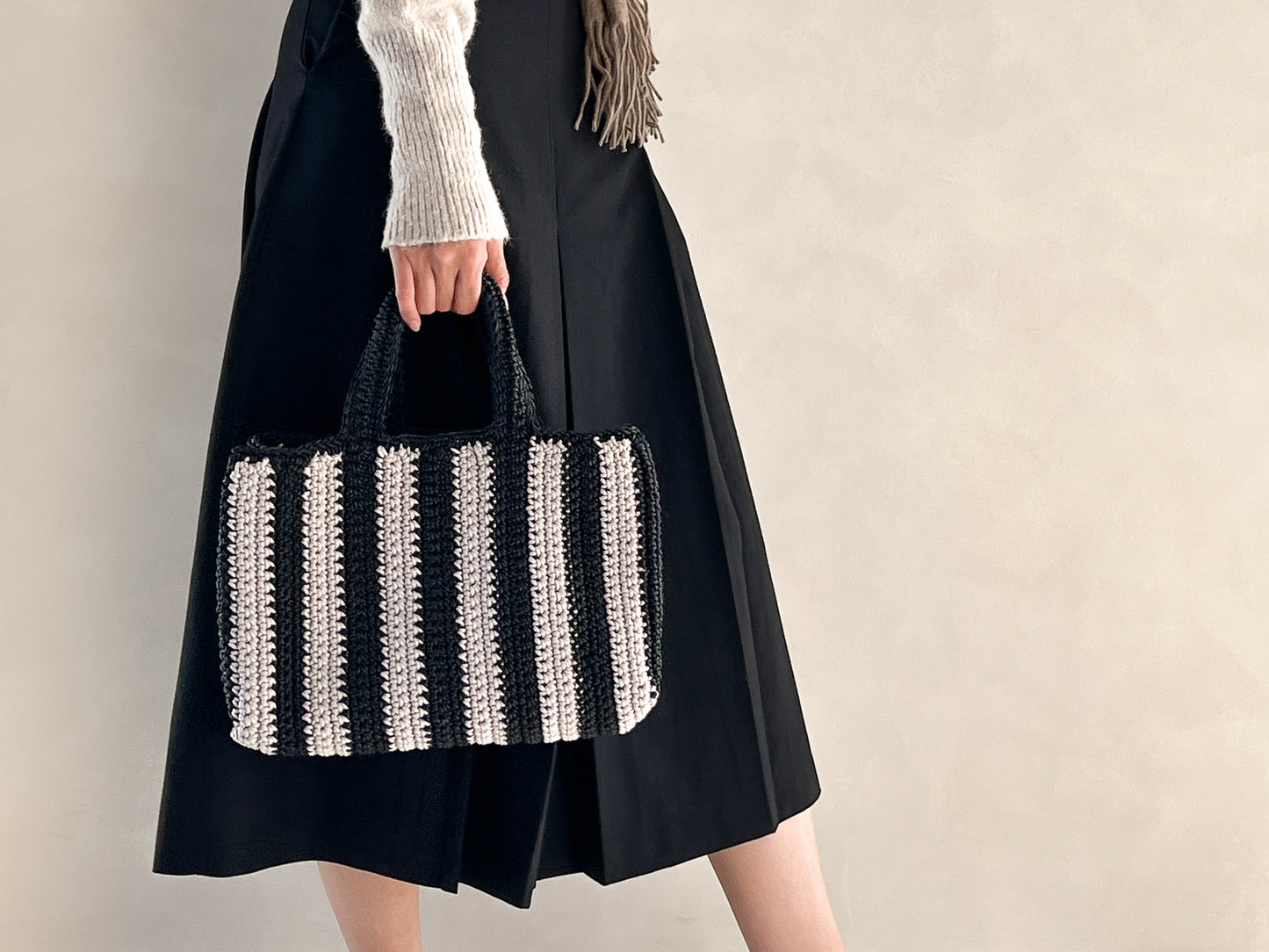 [PDF] I'm Not Leather Striped Bag (ENGLISH)