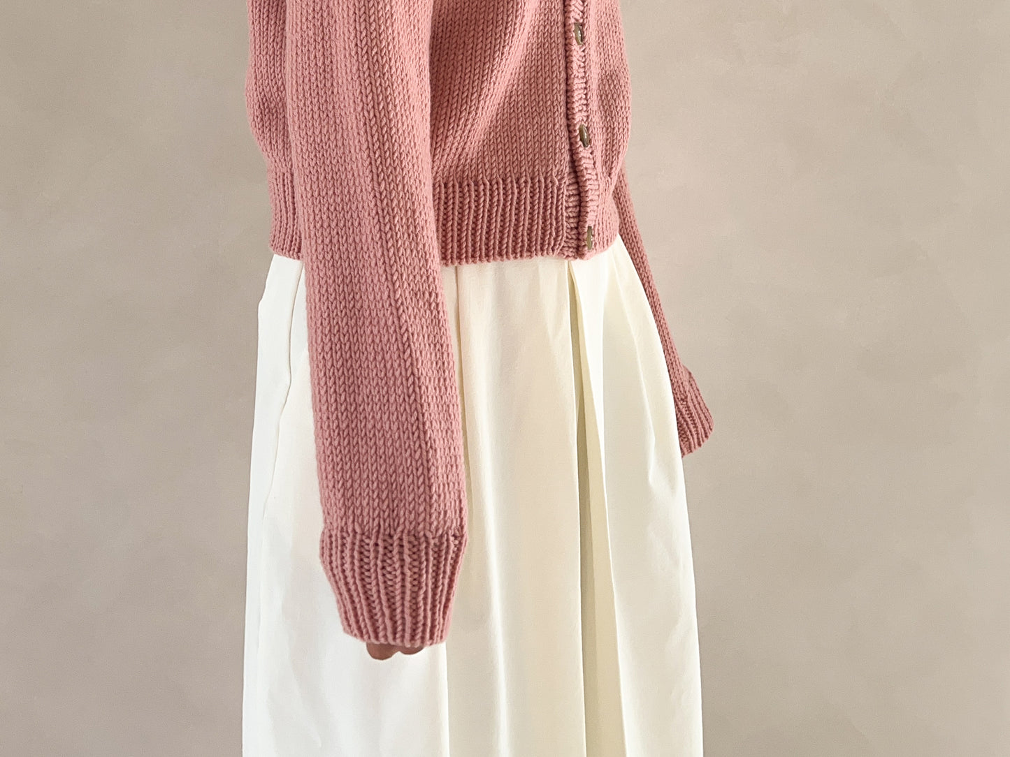 [PDF] Seven Easy Round Neck Top-down Cardigan (ENGLISH)