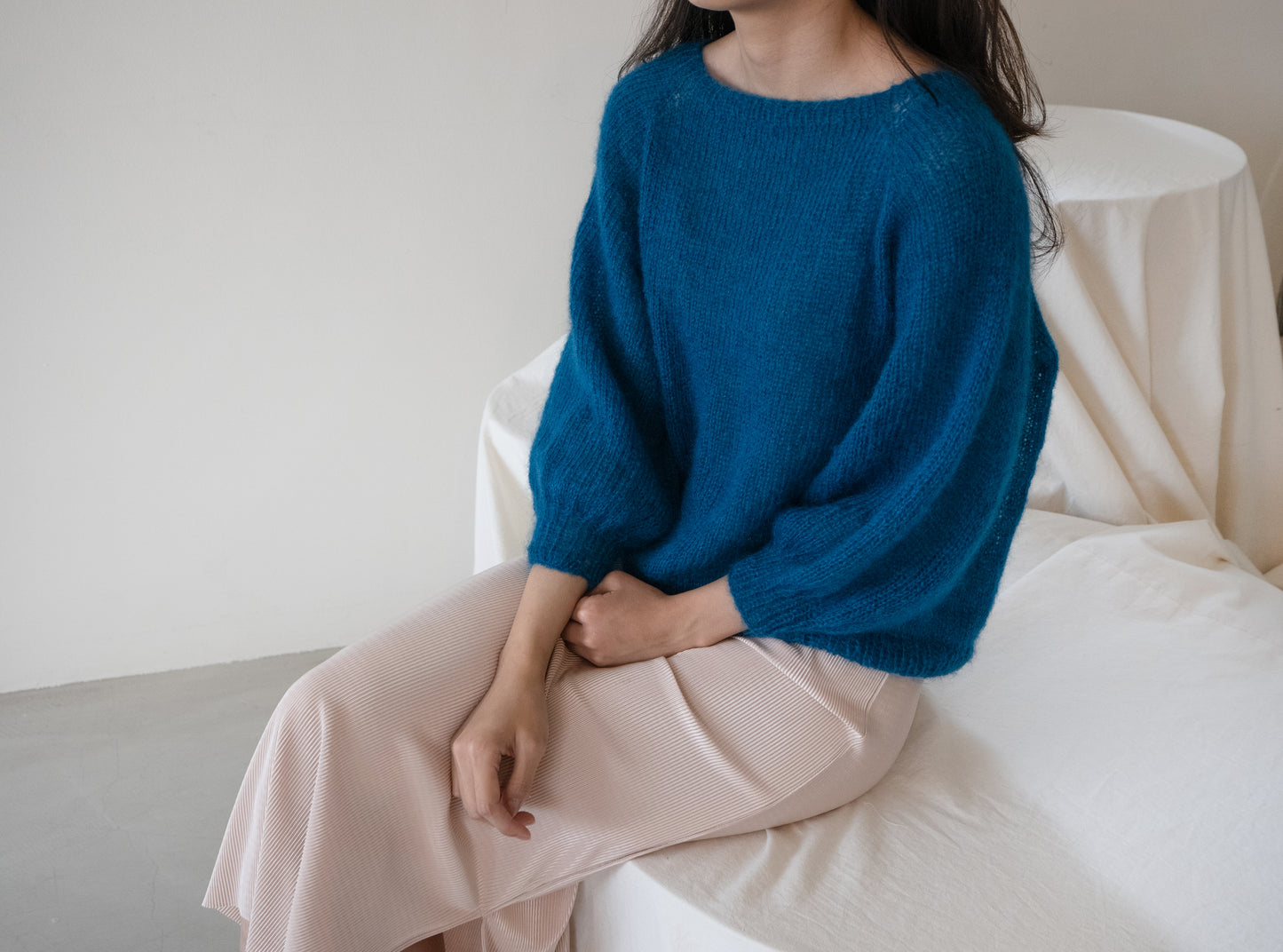 [PDF] Satin Alpaca Mohair Balloon Top-down (ENGLISH)