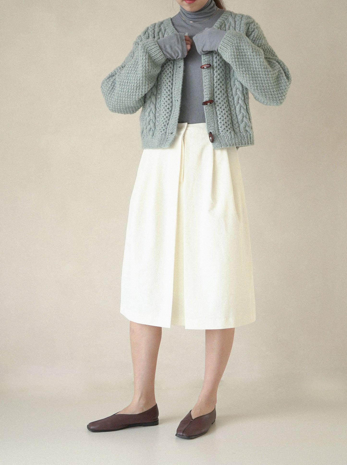 [PDF] Fairy Peanut Cable Cardigan (ENGLISH)