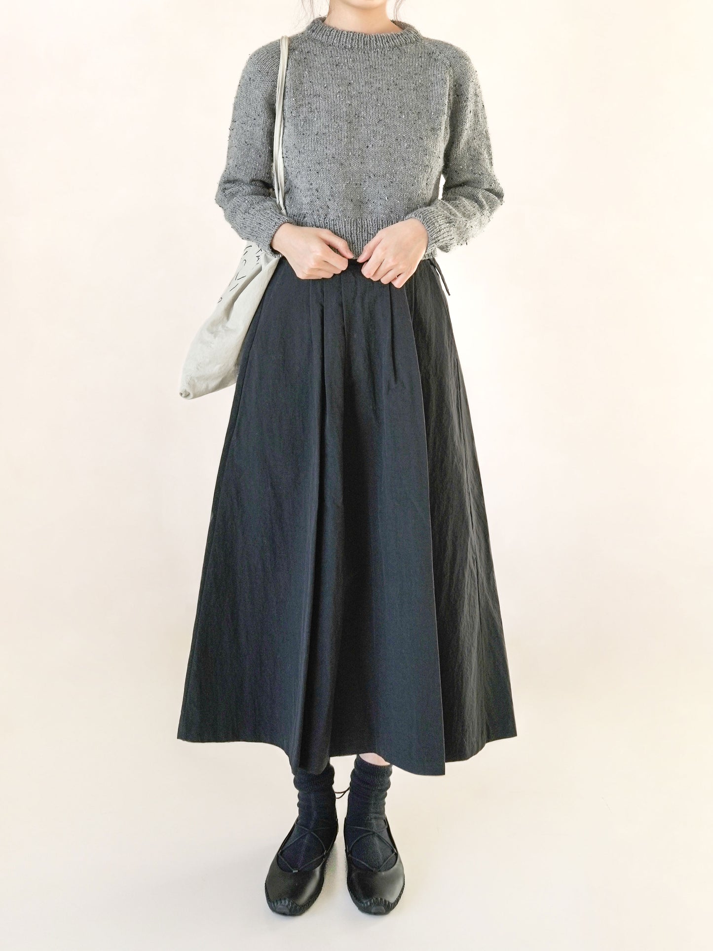 [PDF] Merino Blend DK Tweed Cropped Raglan Sweater (ENGLISH)
