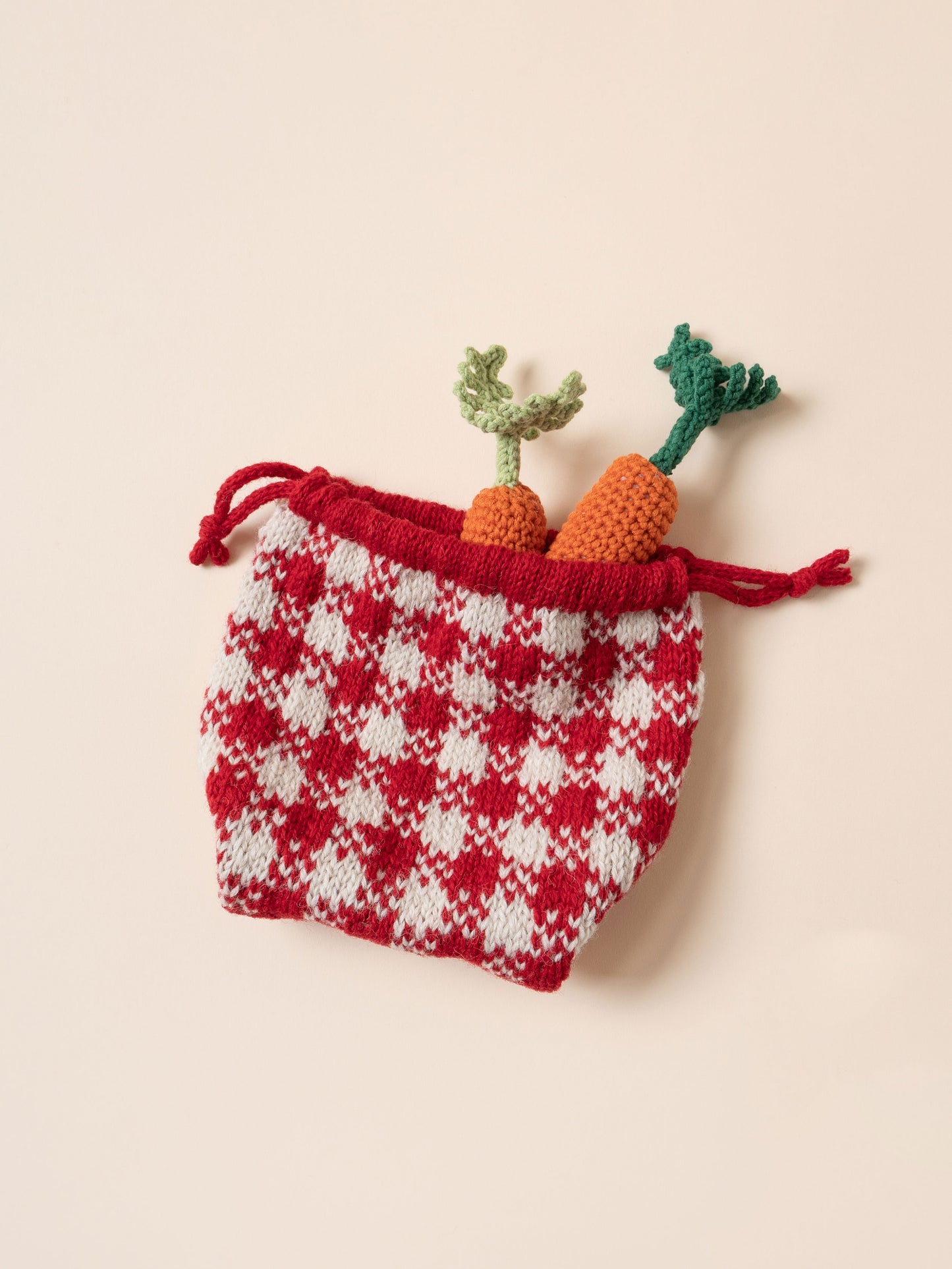 [PDF] Vintage Wool Gingham Check Drawstring Pouch (ENGLISH)