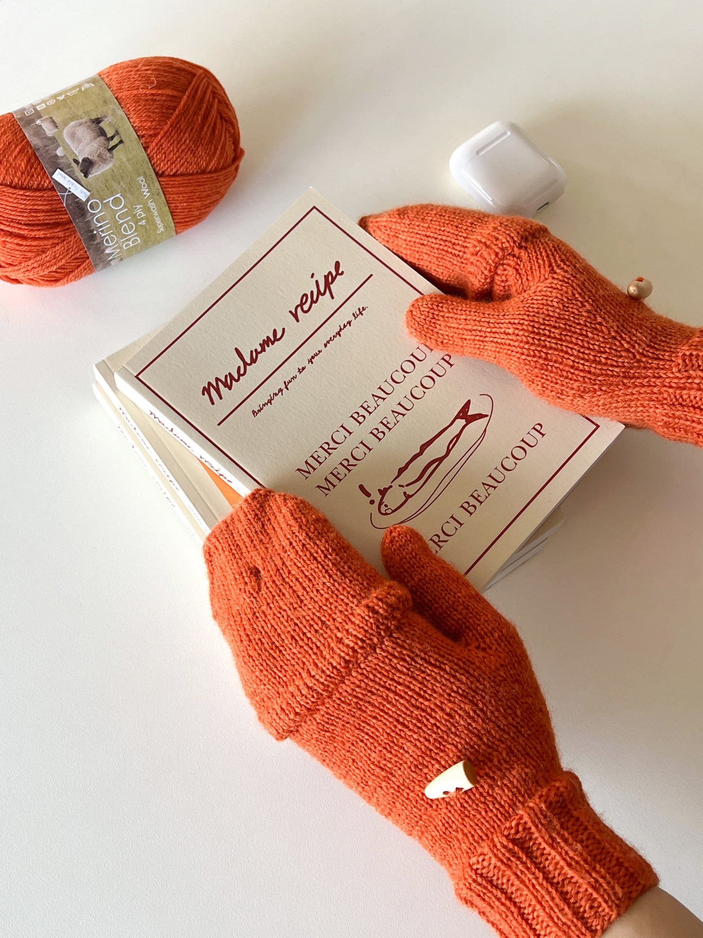 [PDF] Merino Blend Beanie Gloves (ENGLISH)
