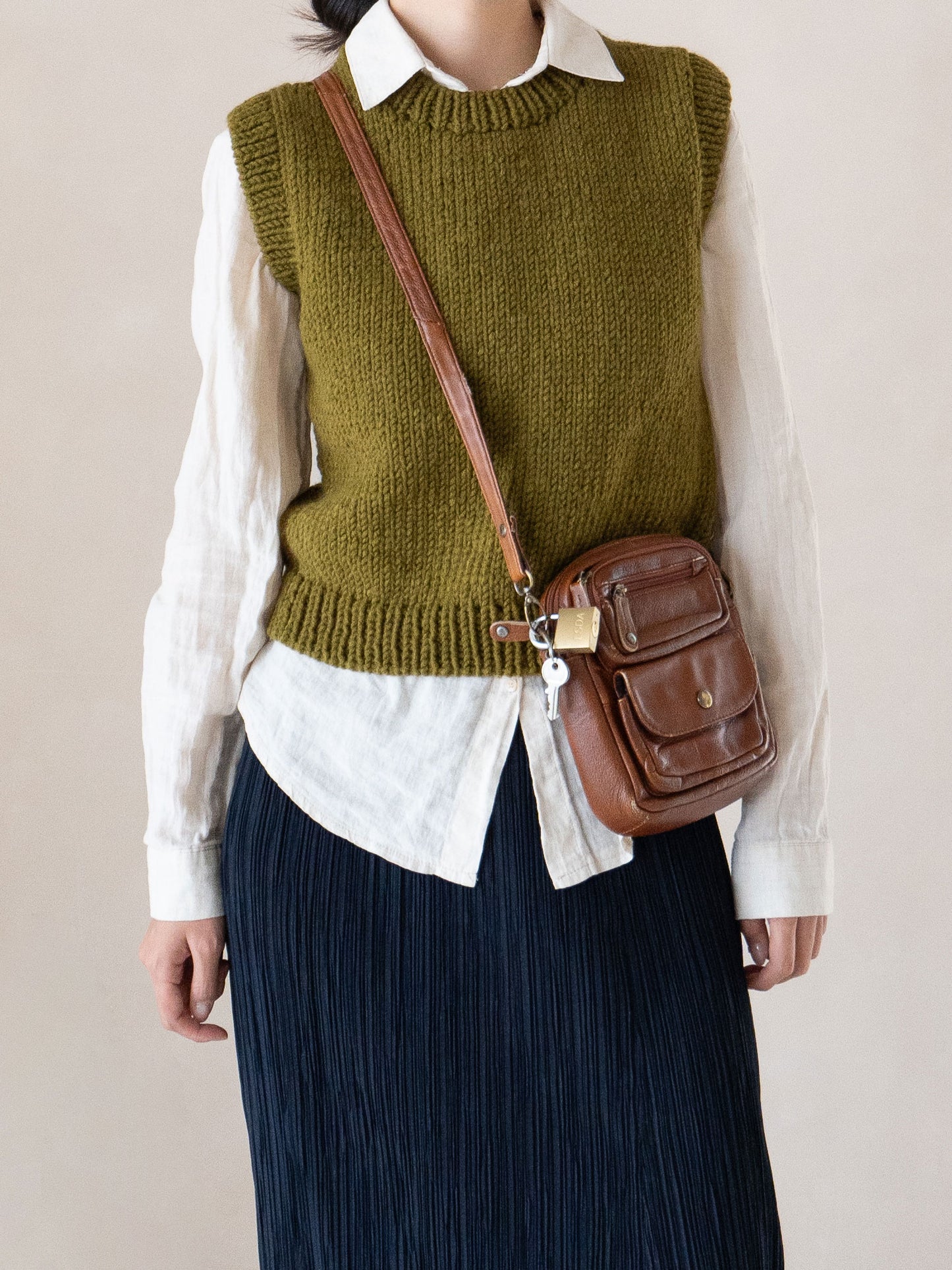 [PDF] New Teddywool Top-down Round-neck Vest (ENGLISH)
