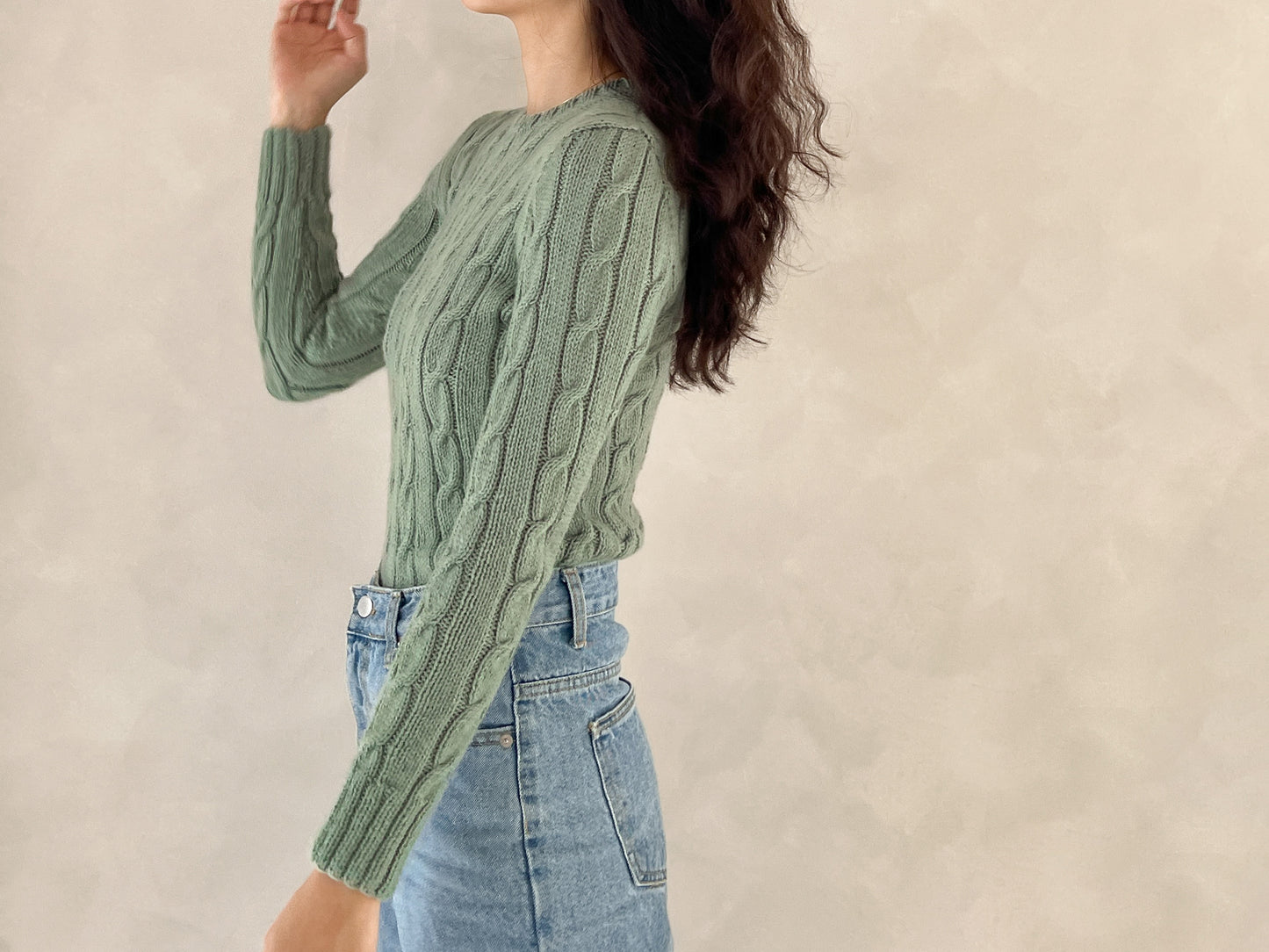 [PDF] Phil Caresse Cable Bottom-up Sweater (ENGLISH)