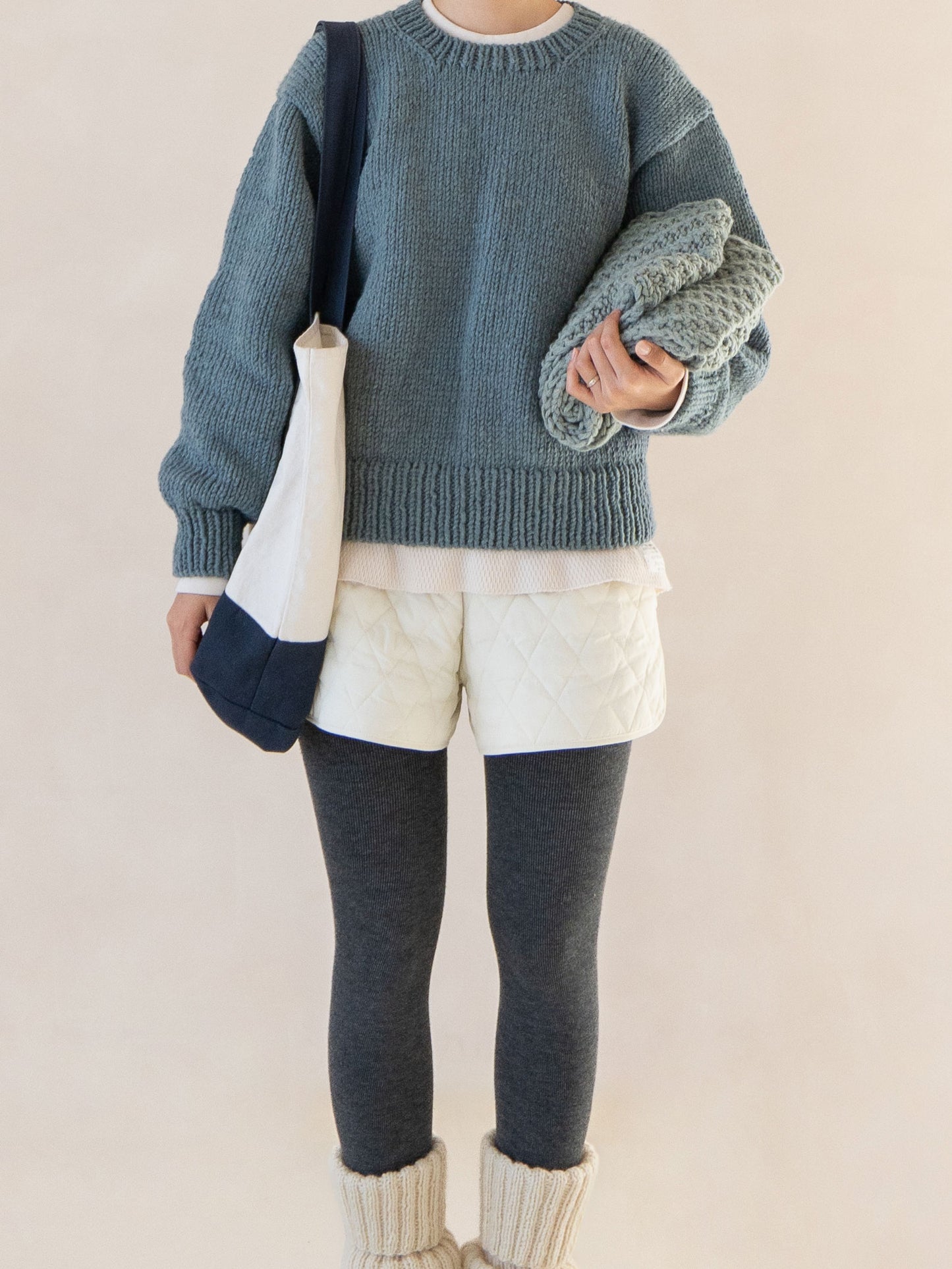 [PDF 도안] 테디울30 헤링본 목도리 (KOREAN)