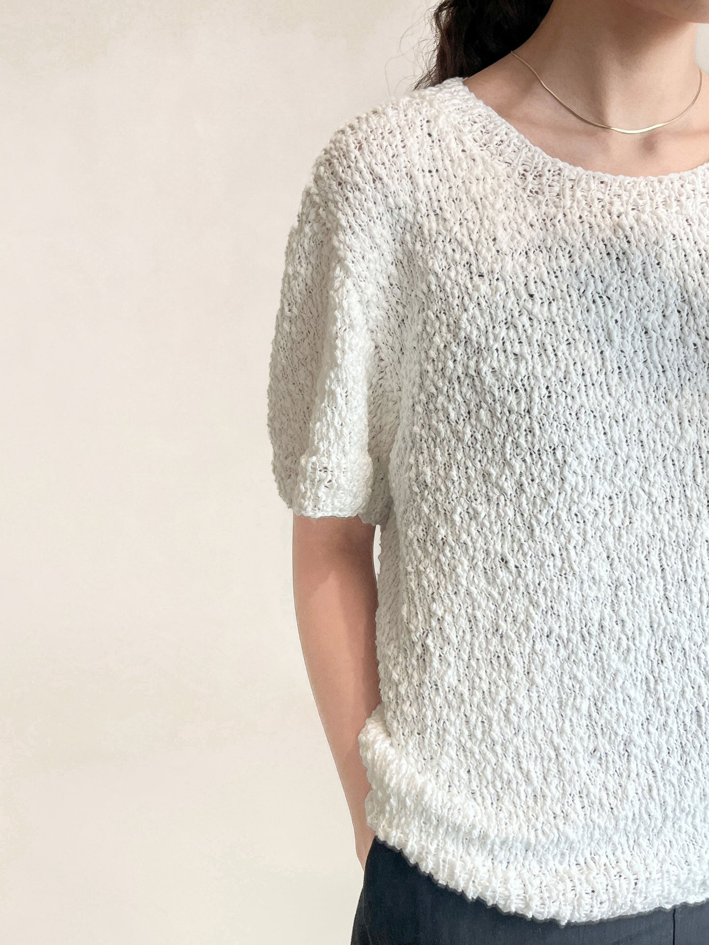 [PDF] Cotton Slub Top-down Short-sleeve (ENGLISH)
