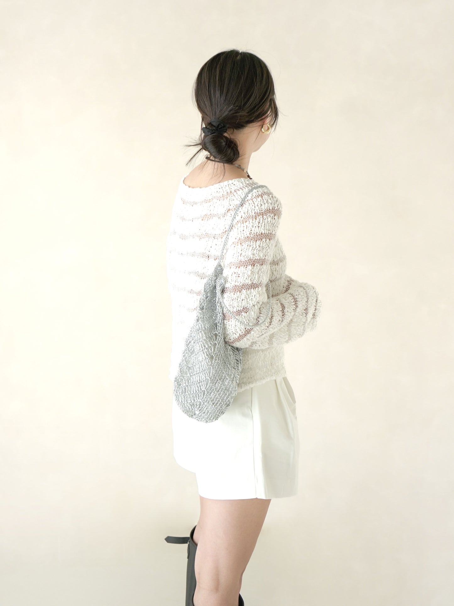 [PDF] Metallic Core Treble Crochet Net Bag(ENG) (ENGLISH)