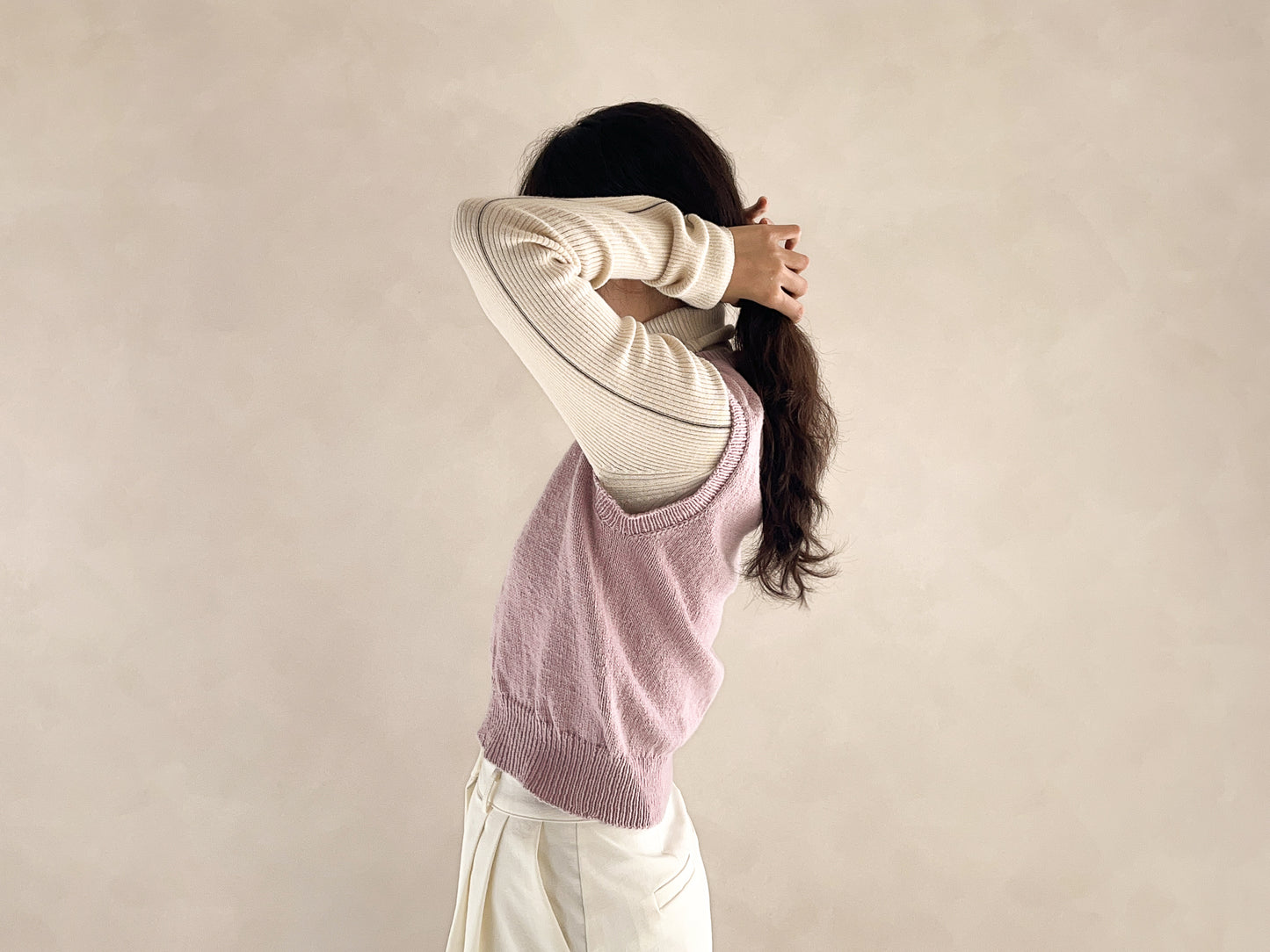 [PDF] Airy Cotton Basic V-neck Vest (ENGLISH)