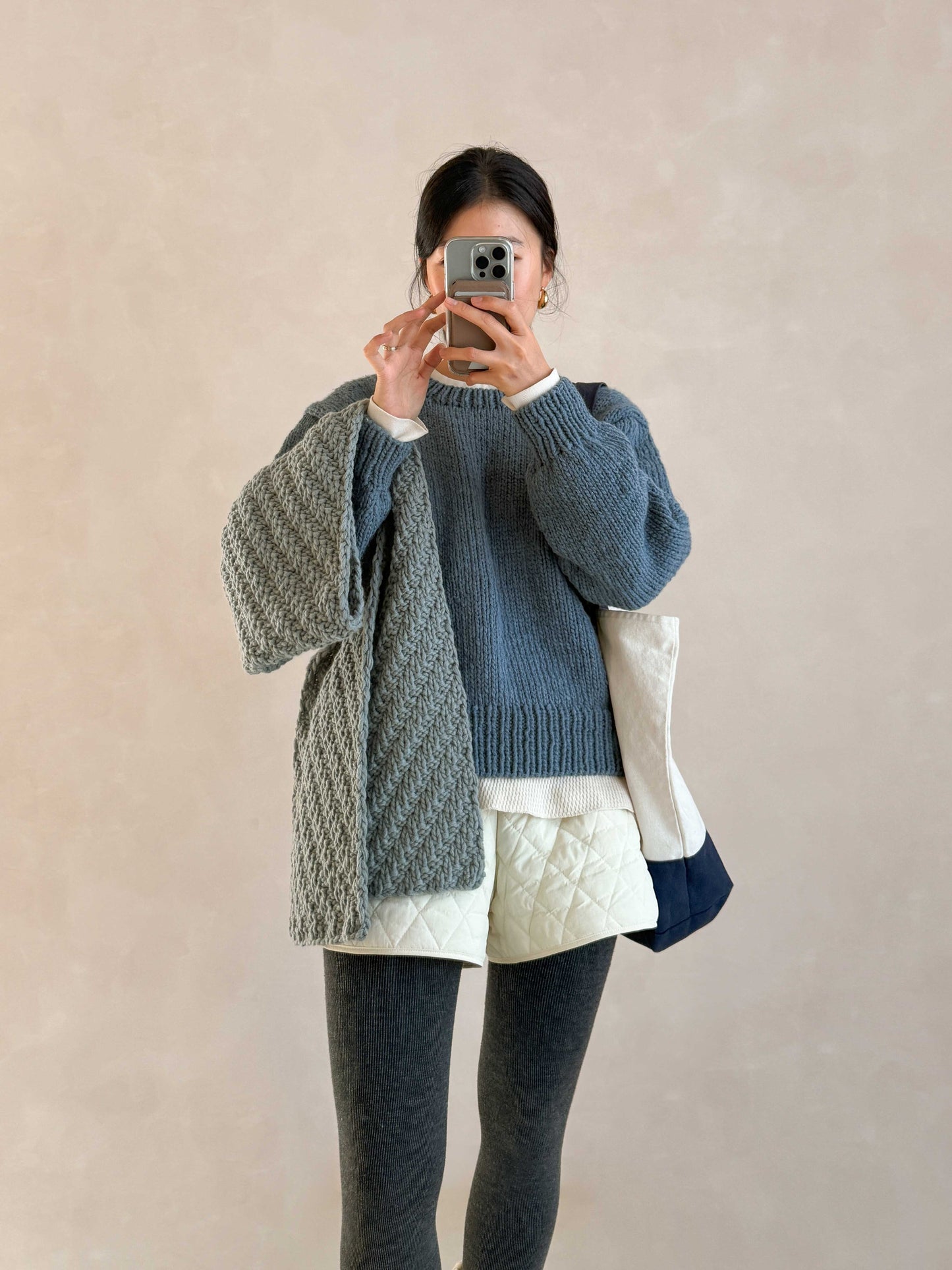 [PDF] Teddy Wool 30 Herringbone Scarf (ENGLISH)