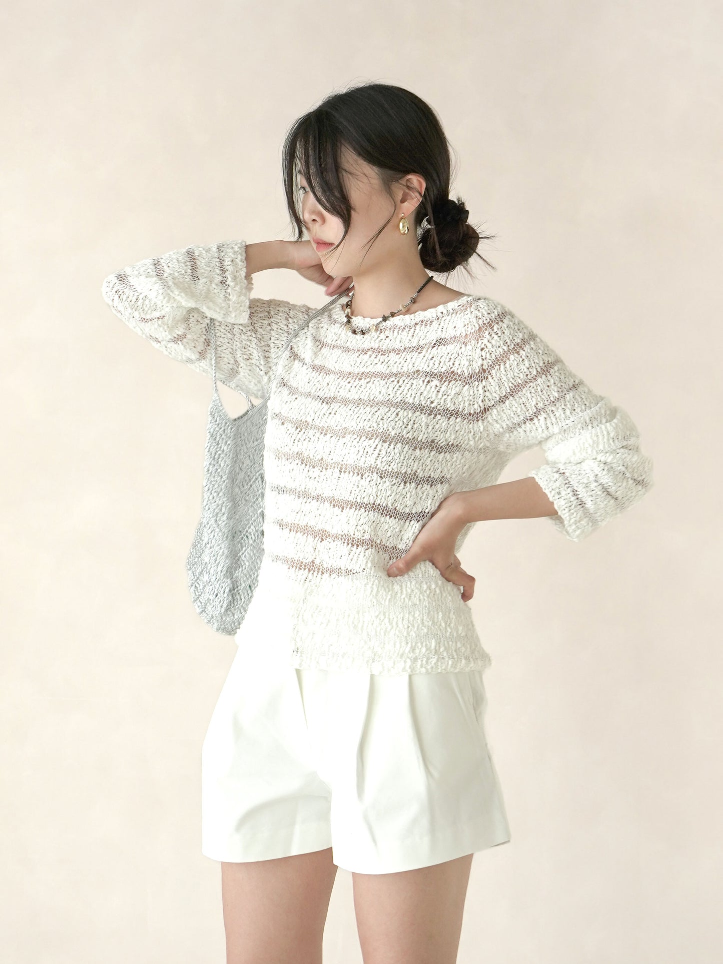 [PDF] Cotton Slub Casaria Ricotta Top-down Sweater (ENGLISH)