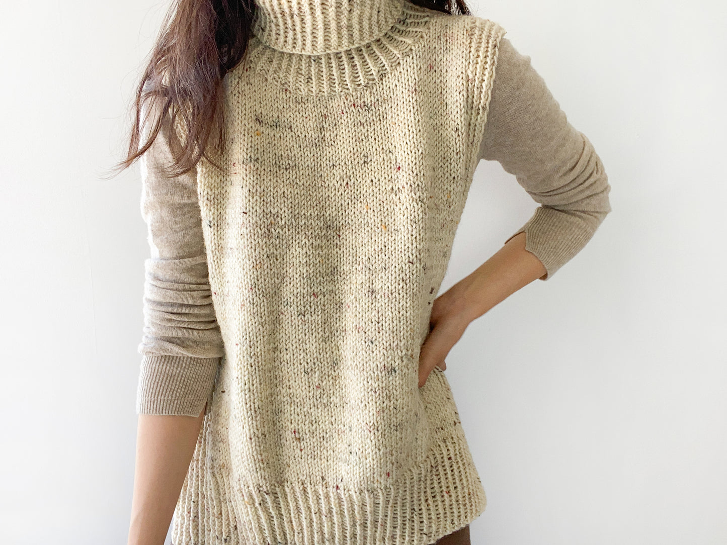 [PDF] Fashion Aran Turtleneck Slipover (ENGLISH)