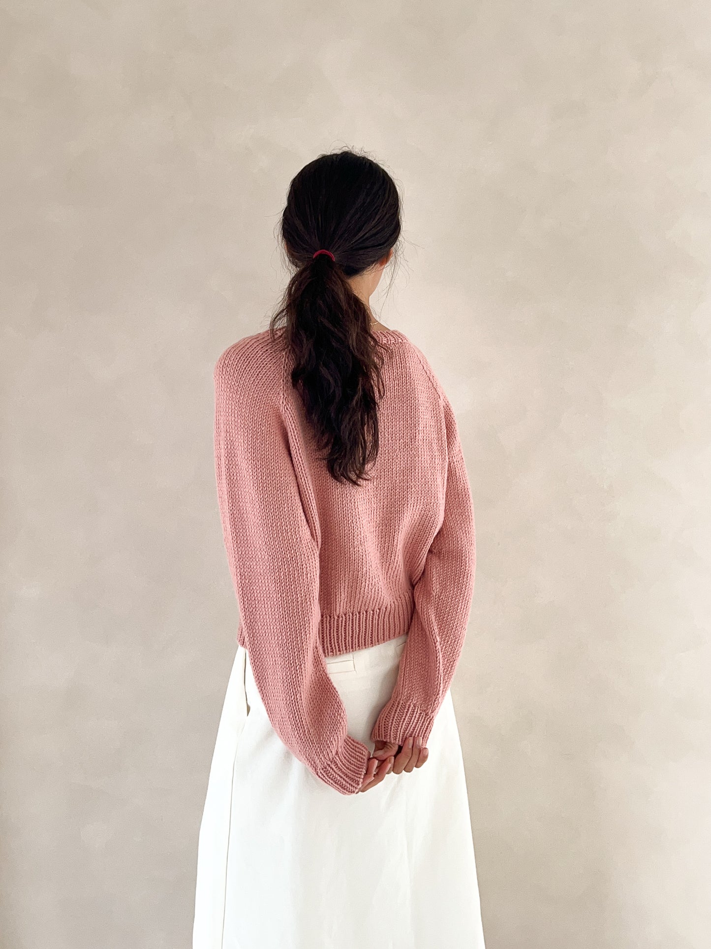 [PDF] Seven Easy Round Neck Top-down Cardigan (ENGLISH)