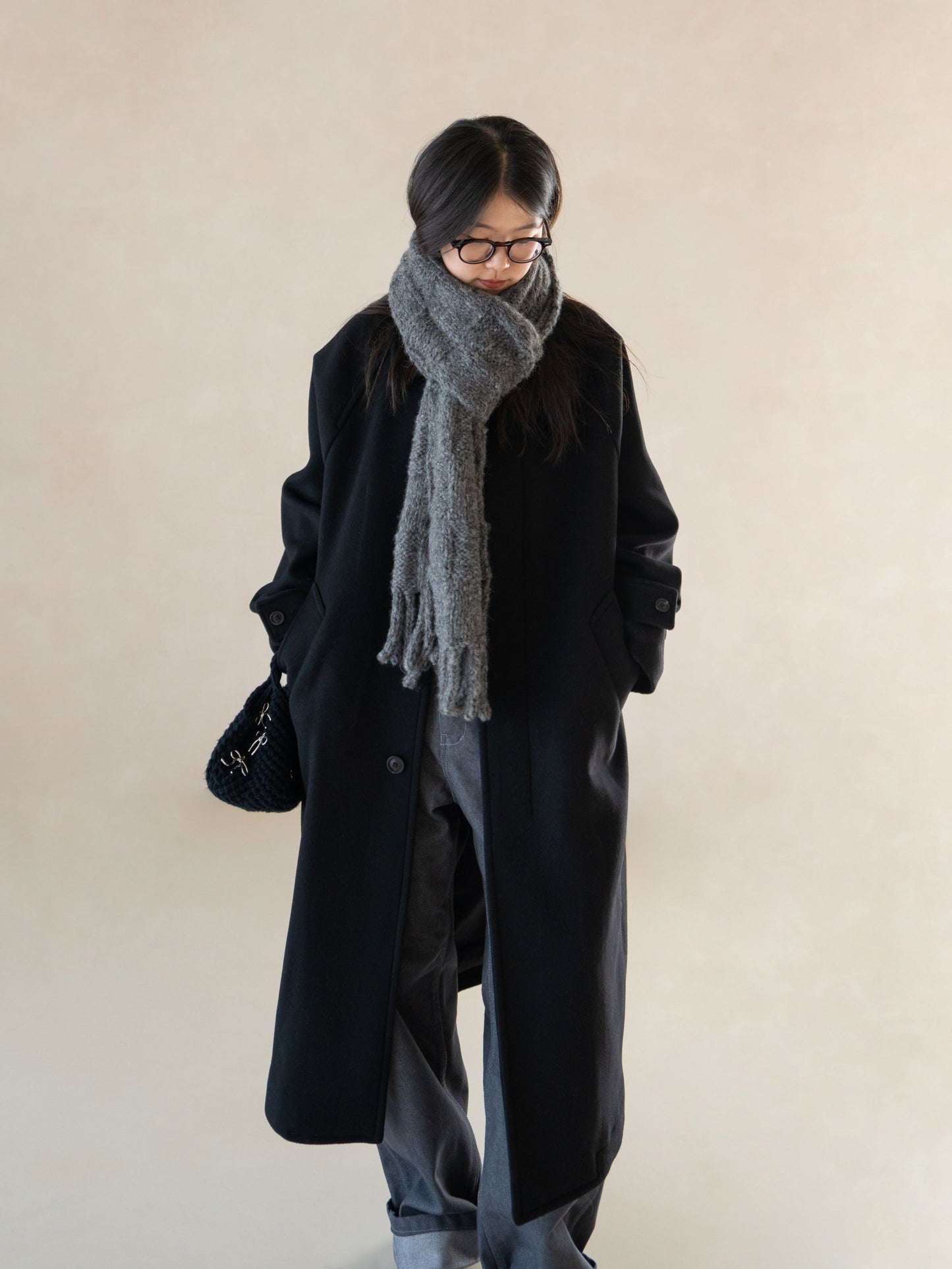 [PDF 도안] 울알코 청키 체크 목도리 (KOREAN)