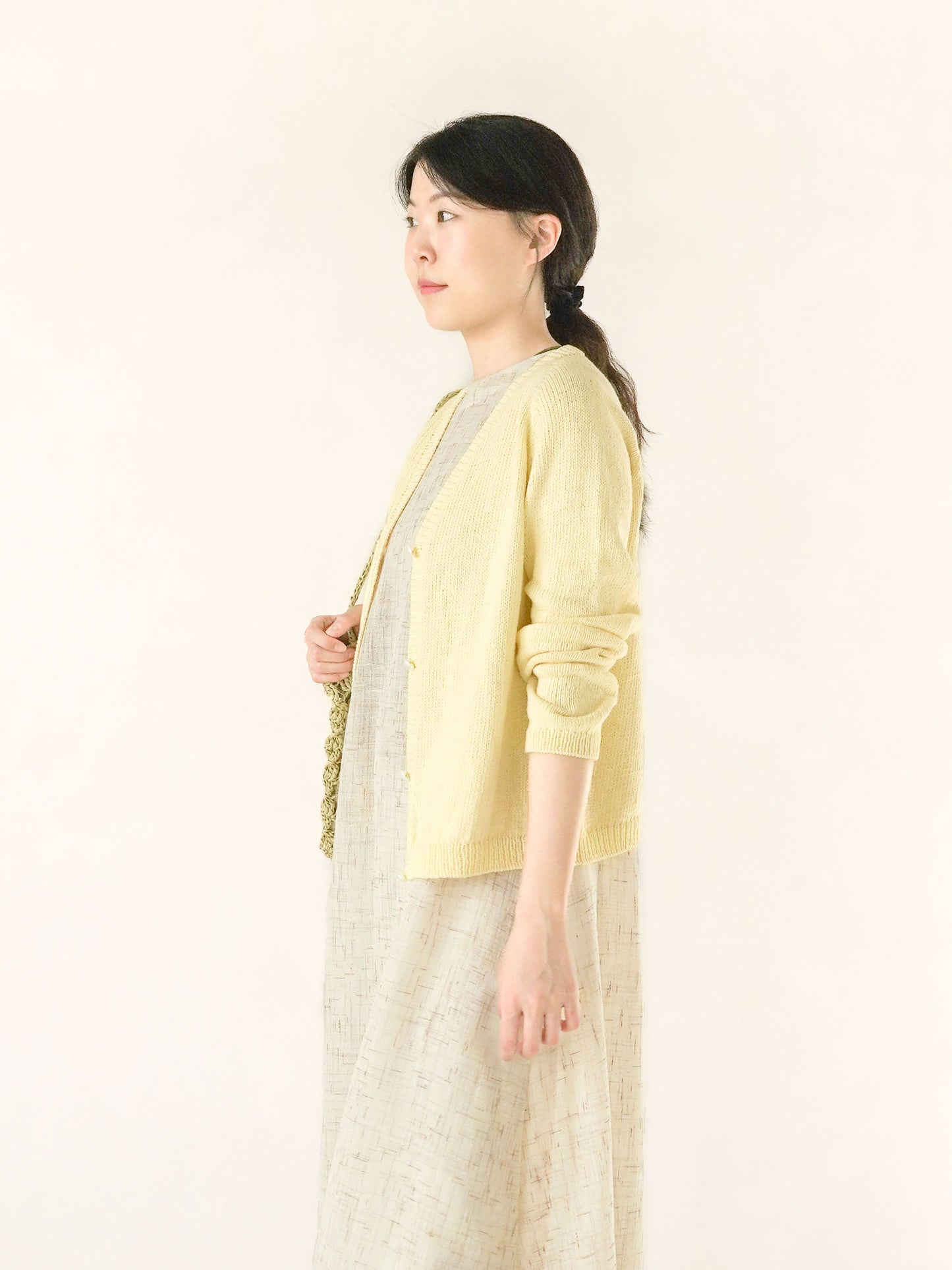 [PDF] Vegetable V-neck Cardigan (ENGLISH)