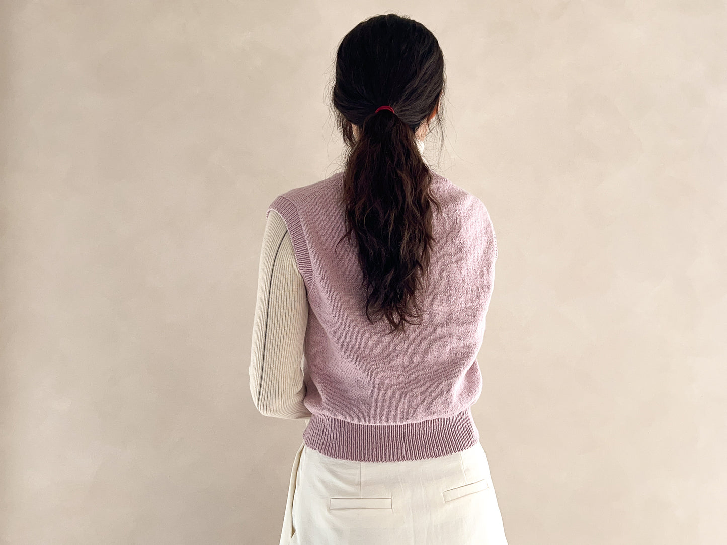 [PDF] Airy Cotton Basic V-neck Vest (ENGLISH)