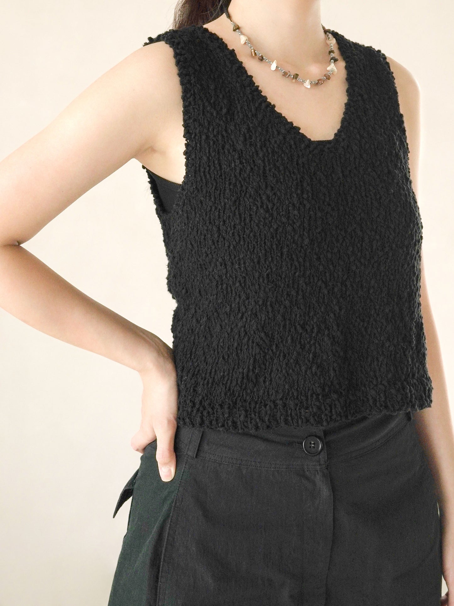 [PDF] Cotton Slub Summer V-neck Sleeveless (ENGLISH)