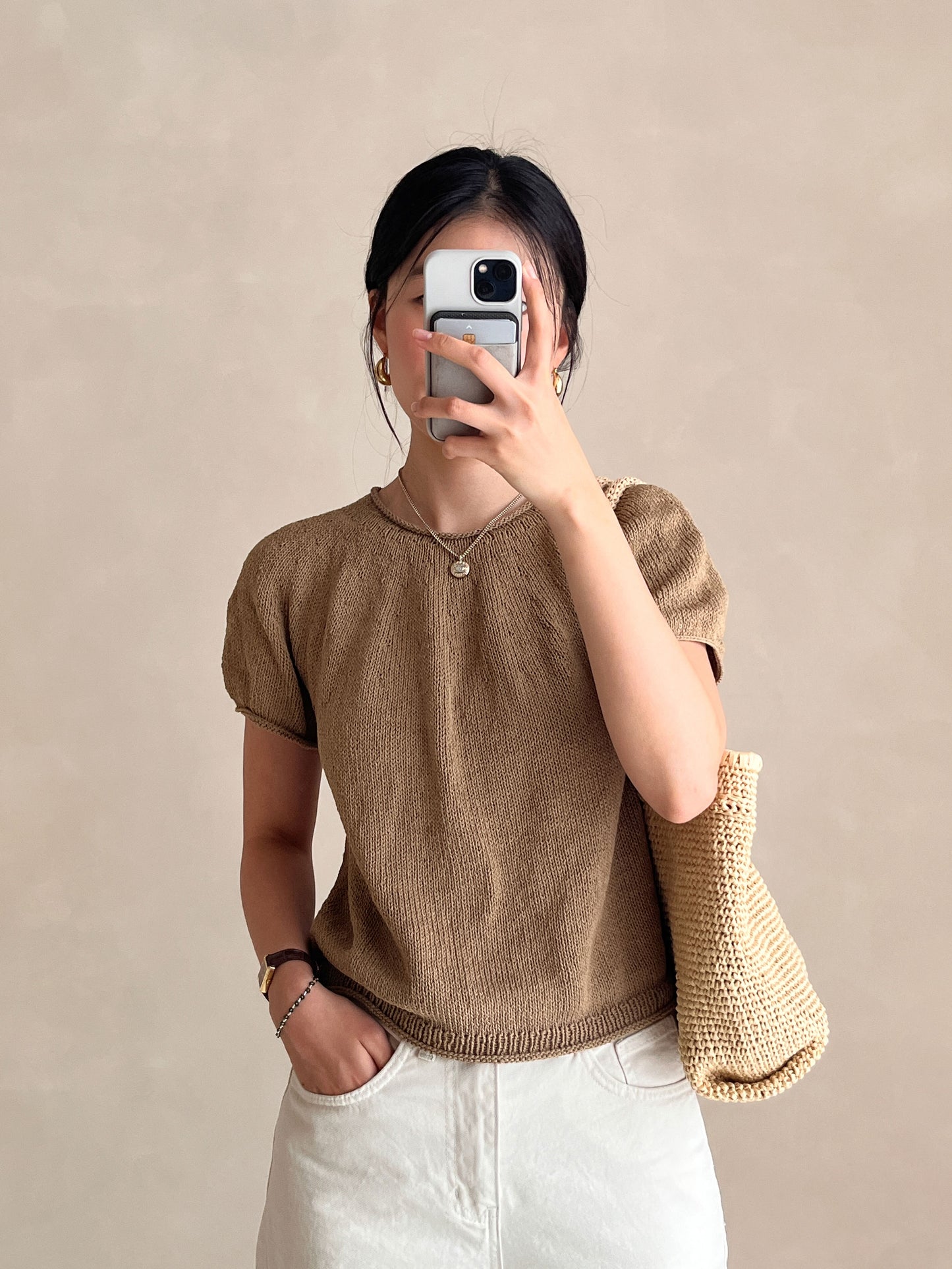 [PDF 도안] 아크린넨 호두 탑다운 (KOREAN)