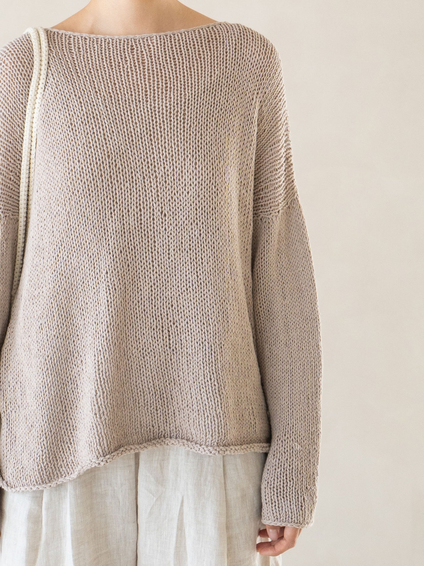 [PDF] Linendale Top-Down Gmool Sweater (ENGLISH)