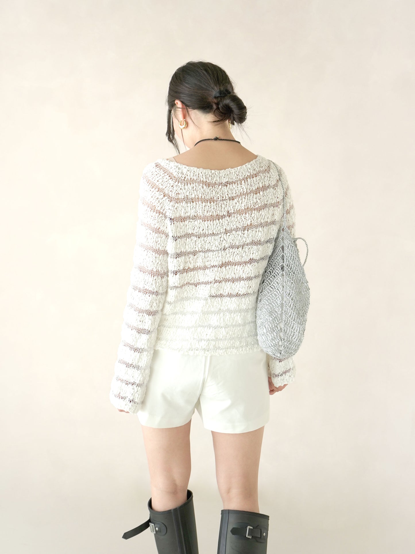 [PDF] Metallic Core Treble Crochet Net Bag(ENG) (ENGLISH)