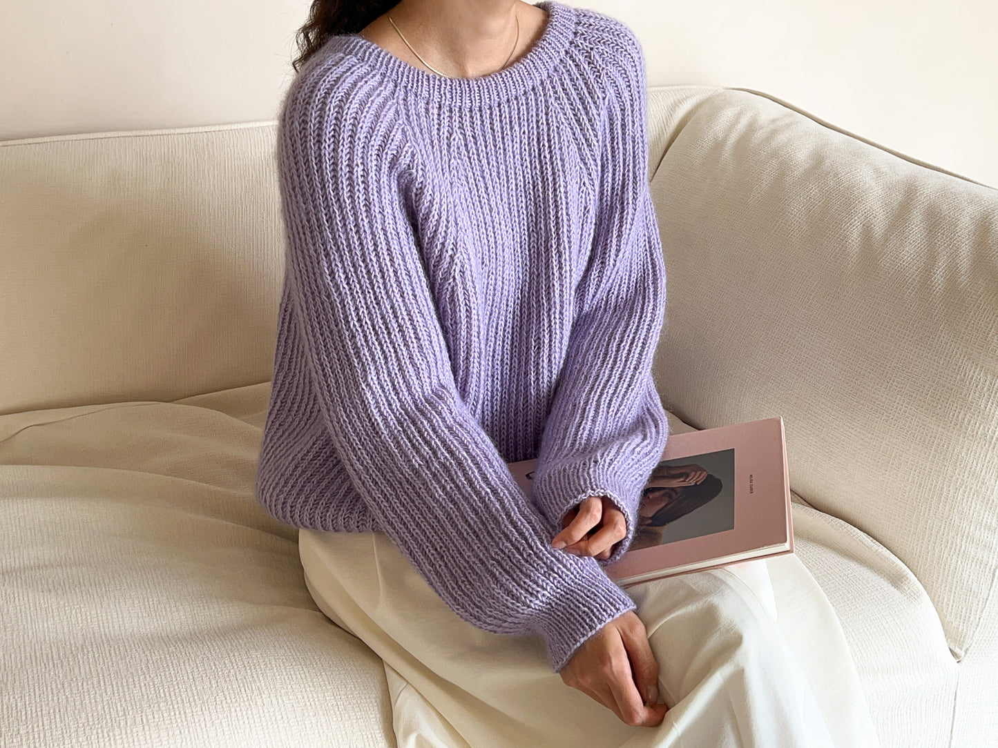 [PDF] Satin Merino Wool & Mulberry Silk Mohair Avo Brioche Sweater (ENGLISH)