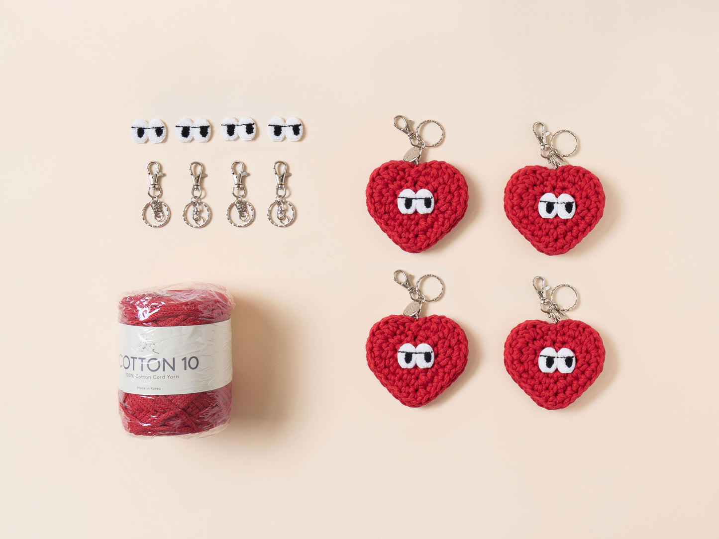 [PDF] Cotton 10 Side-Eye Heart Keychain (ENGLISH)