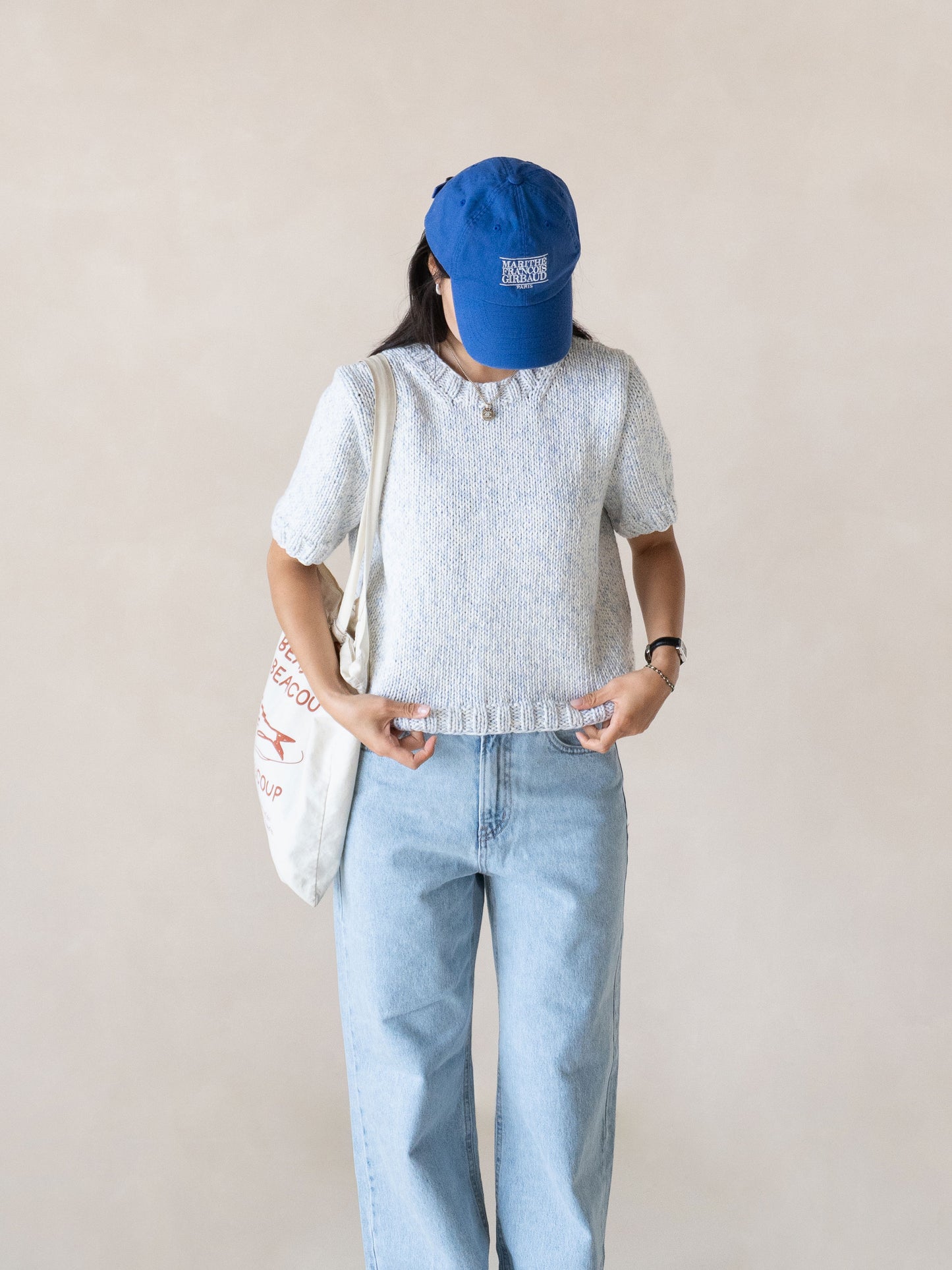 [PDF] Pebble Wool Cotton Basic Bottom-Up Sweater (ENGLISH)