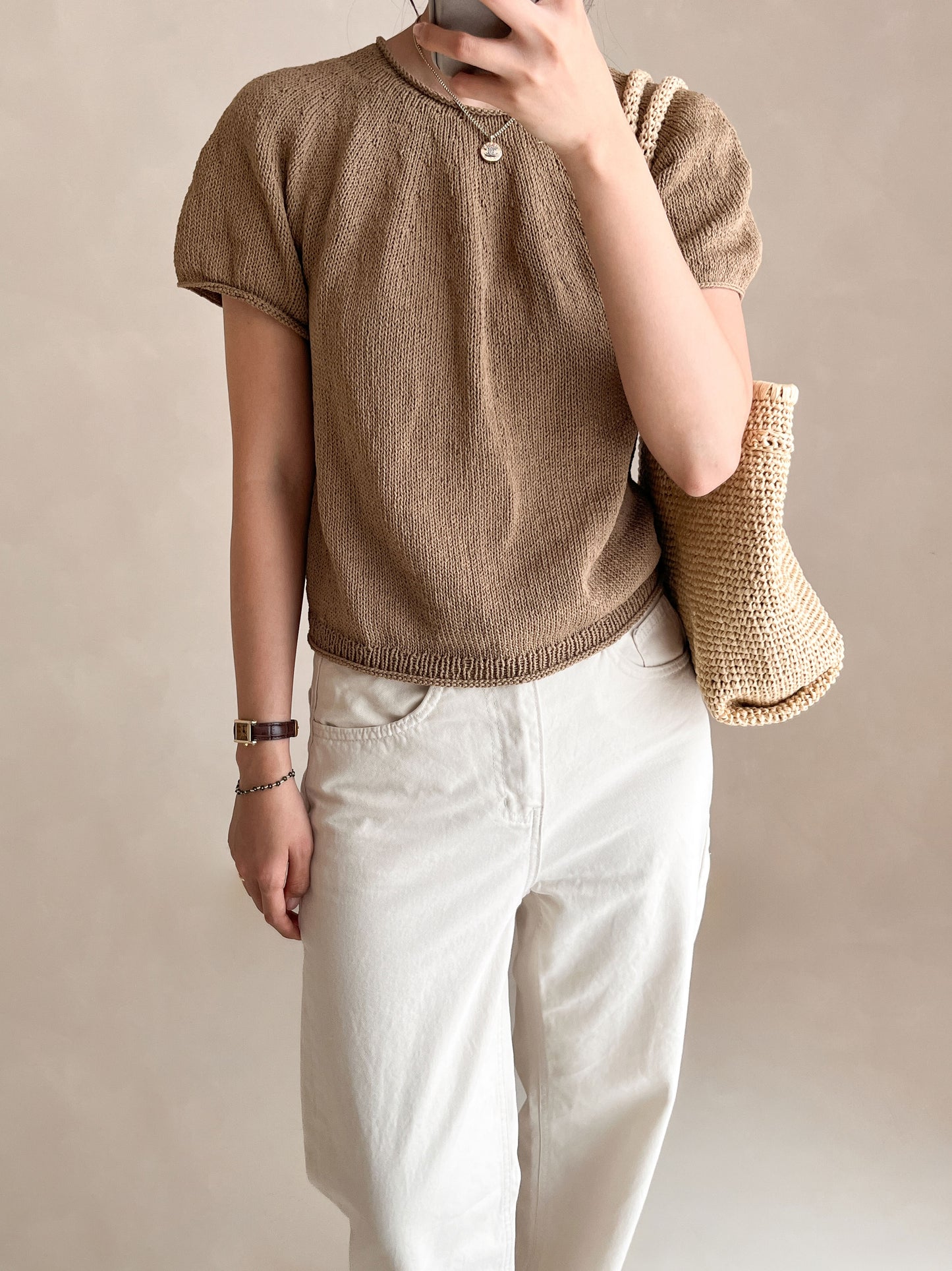 [PDF] Arclinen Walnut Top-Down Tee (ENGLISH)