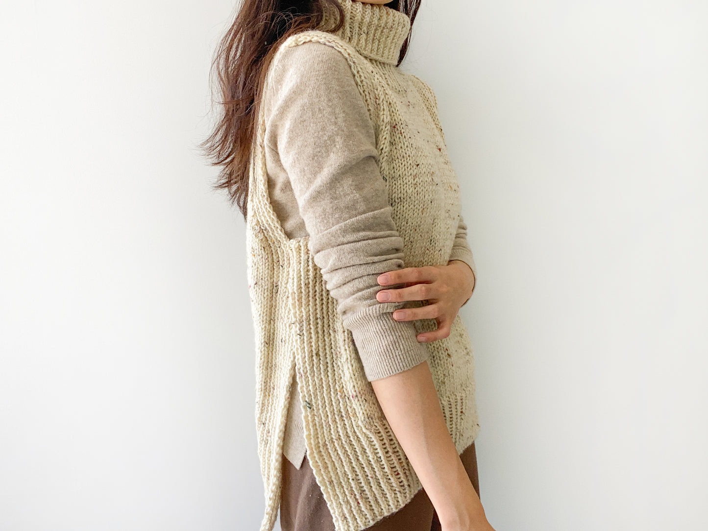 [PDF] Fashion Aran Turtleneck Slipover (ENGLISH)