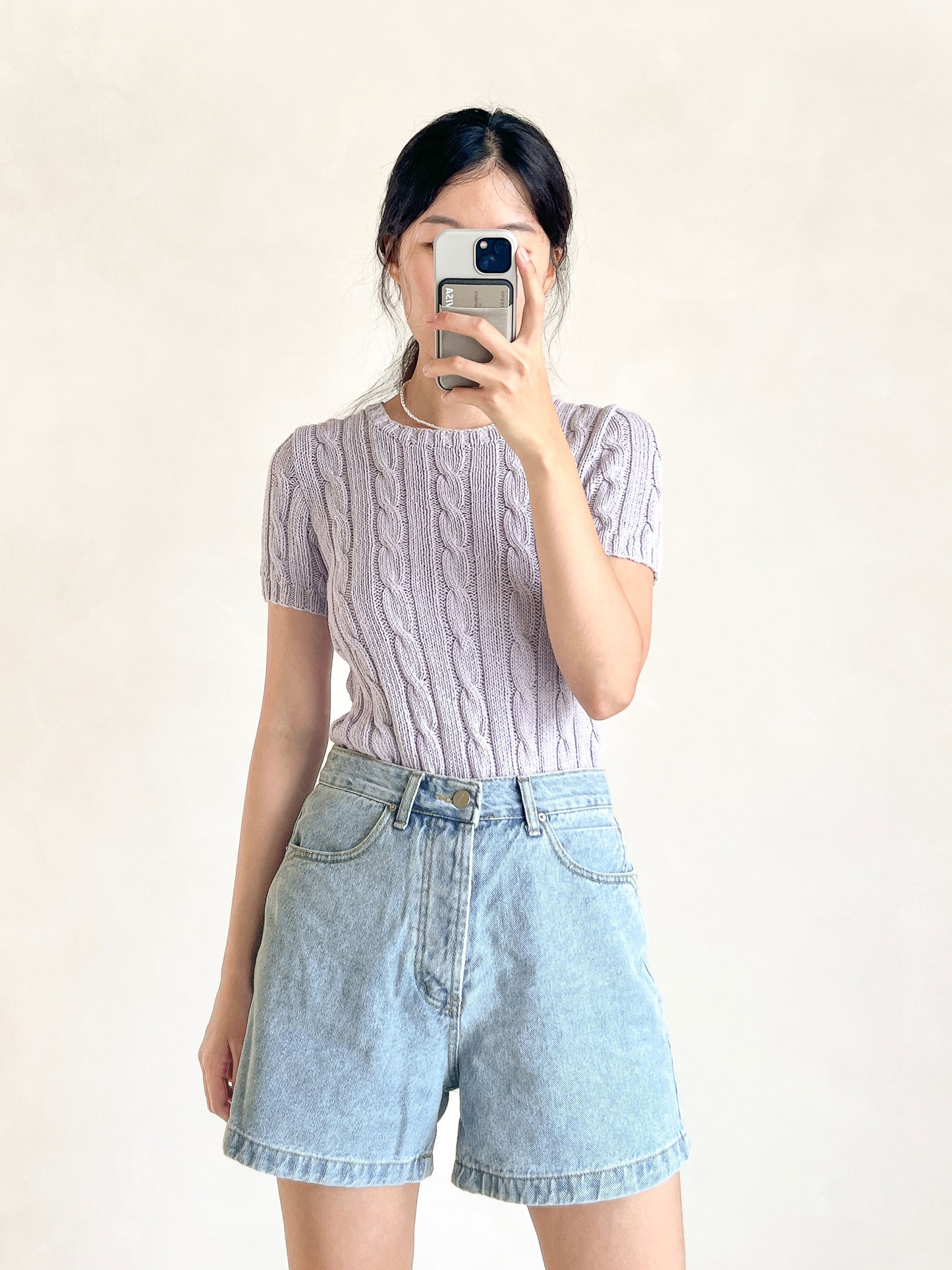 [PDF] Vegetable Cable Short-Sleeve Bottom-up Sweater (ENGLISH)