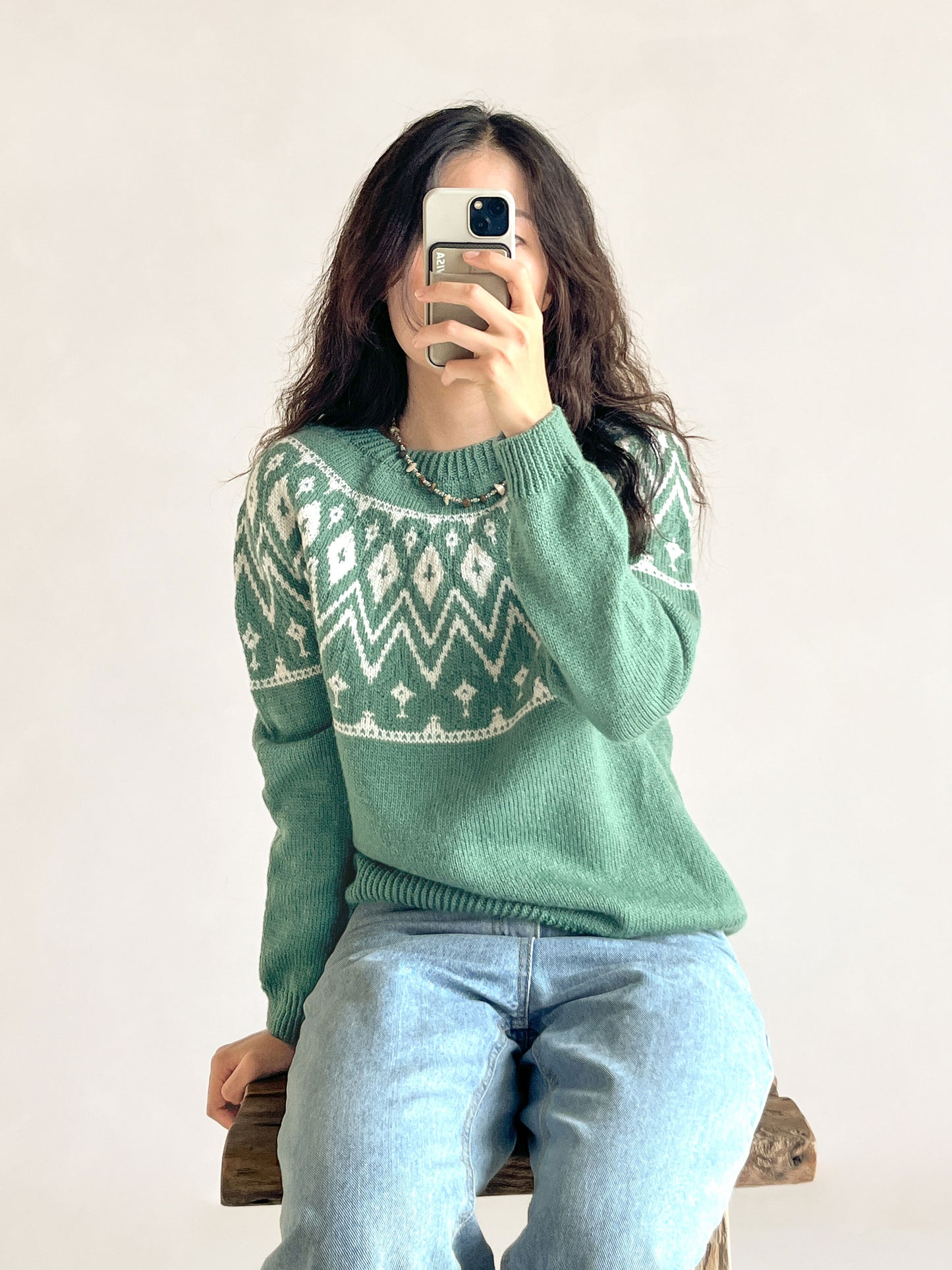 [PDF] Merino Blend Colorwork Top-down Sweater (ENGLISH)