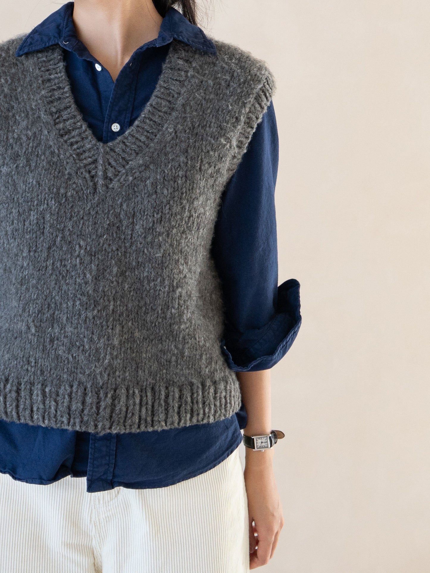 [PDF] Wool-Al-Co Basic V-Neck Vest (ENGLISH)