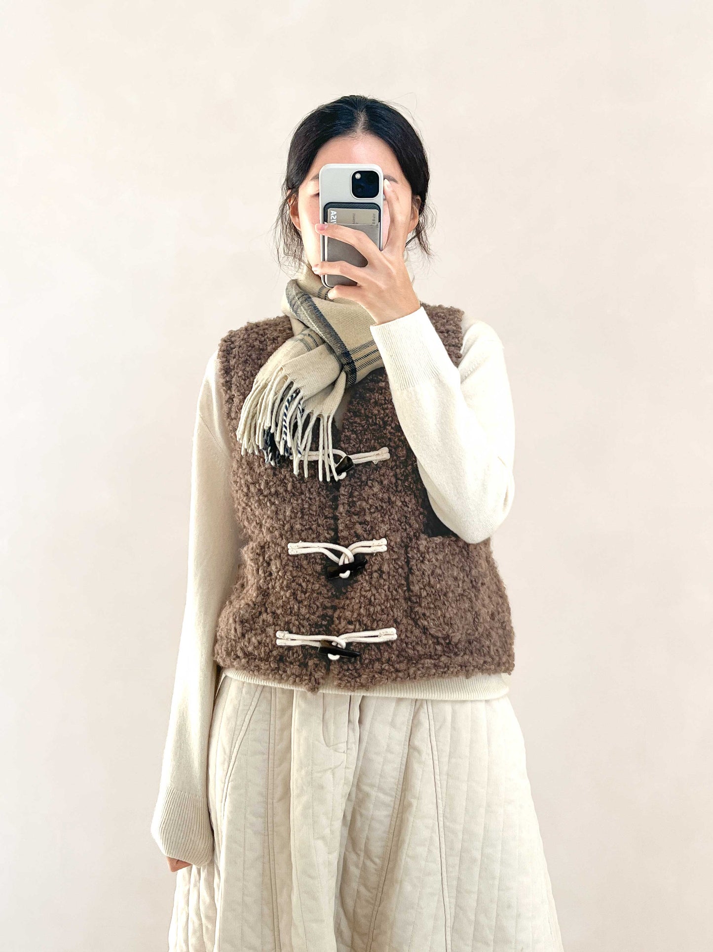[PDF] Highland Alpaca Boucle Duffle Vest (ENGLISH)