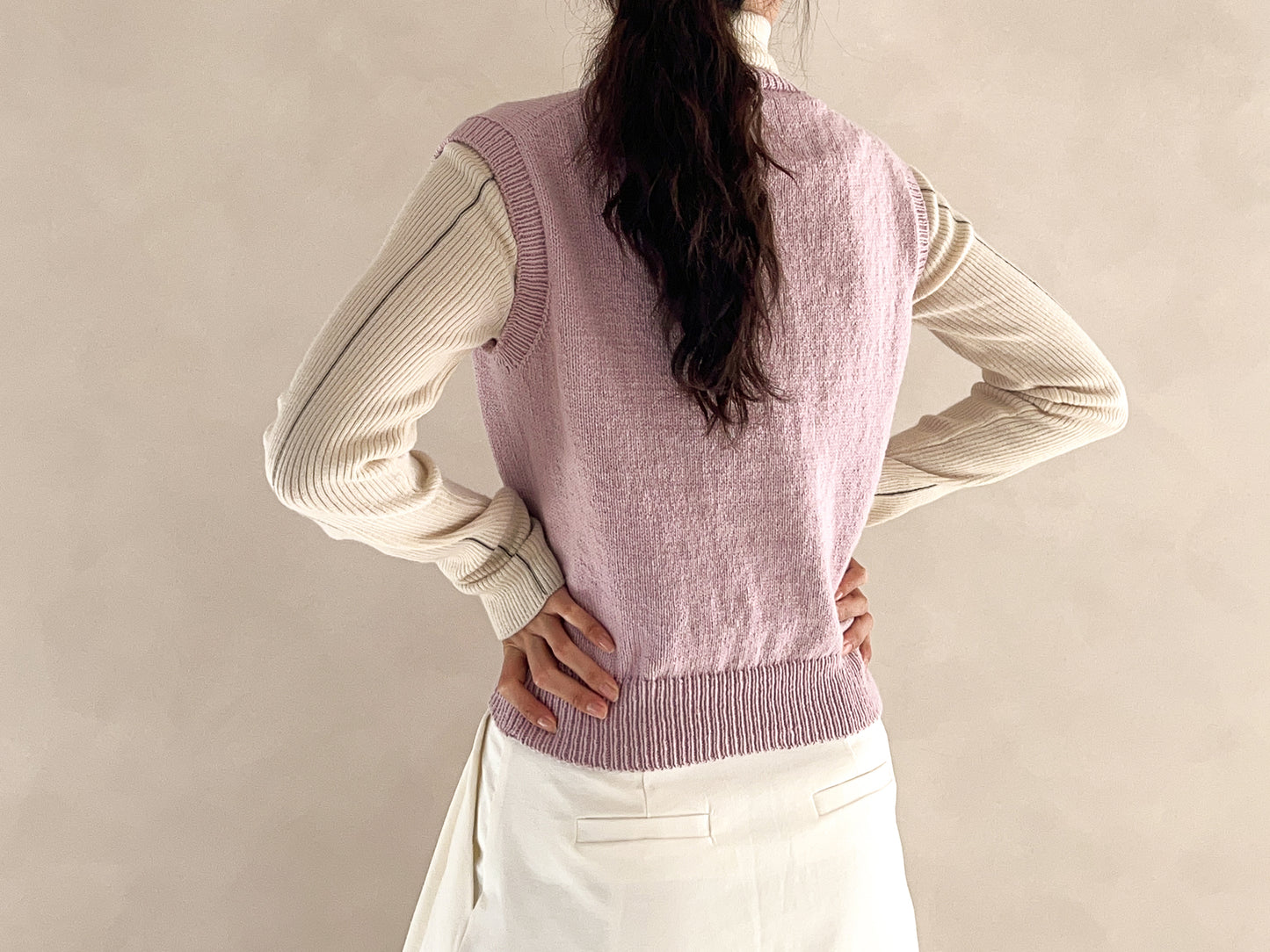 [PDF] Airy Cotton Basic V-neck Vest (ENGLISH)