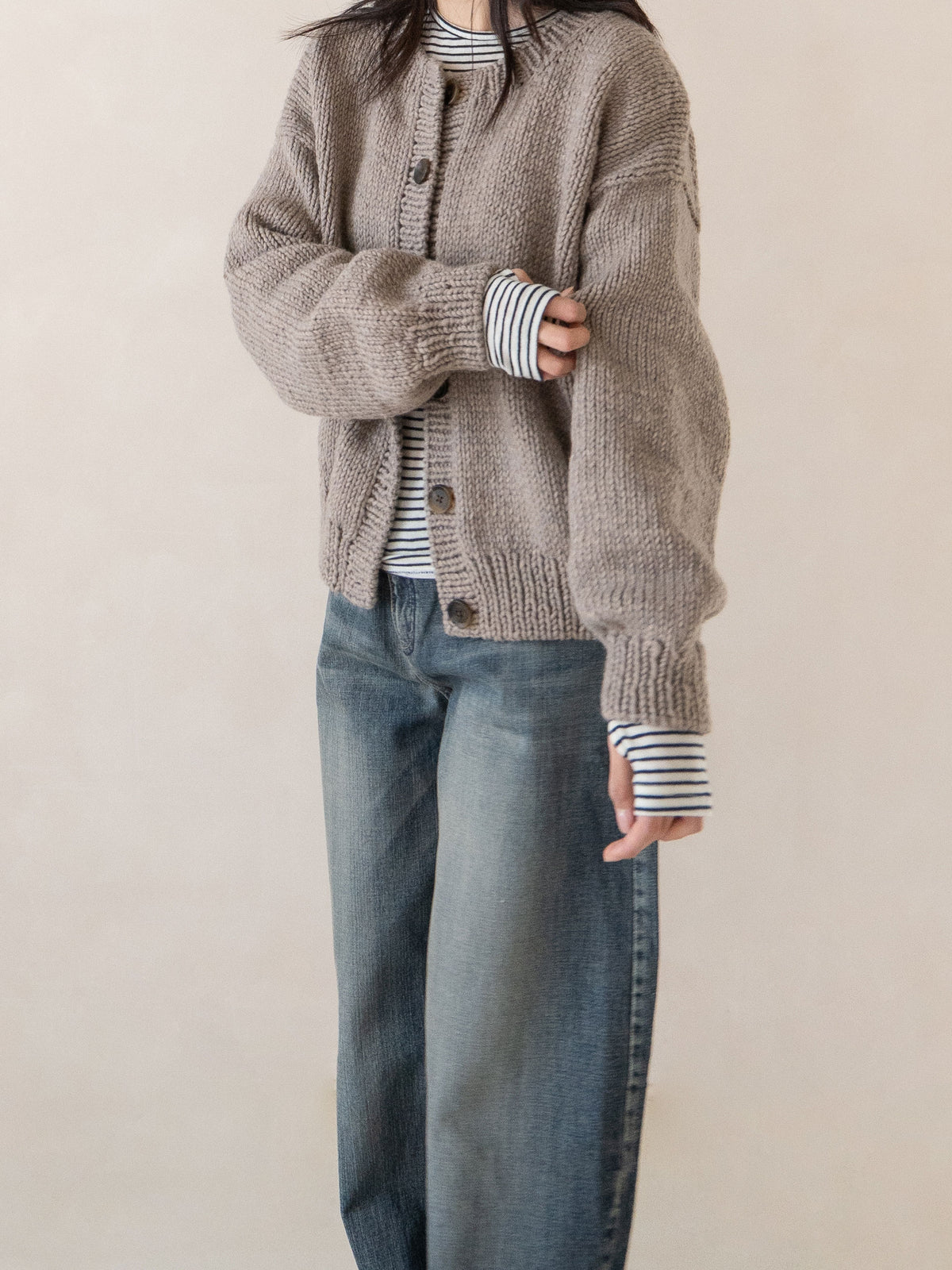 [PDF] Teddy Wool 30 Semi Drop-Shoulder Cardigan (ENGLISH)