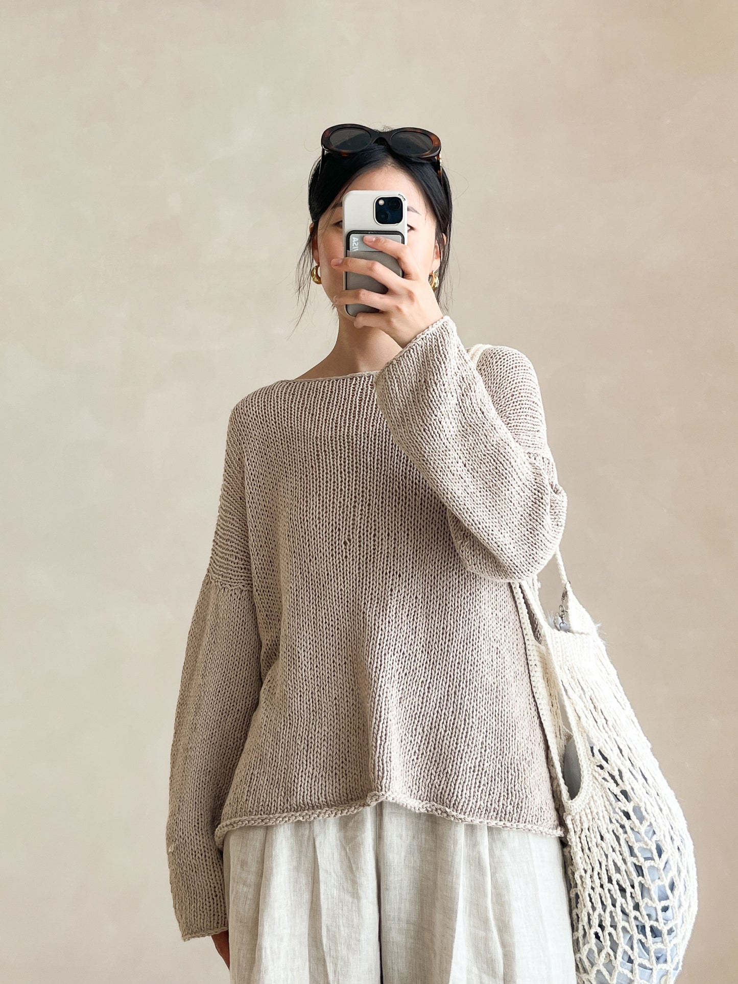 [PDF] Linendale Top-Down Gmool Sweater (ENGLISH)