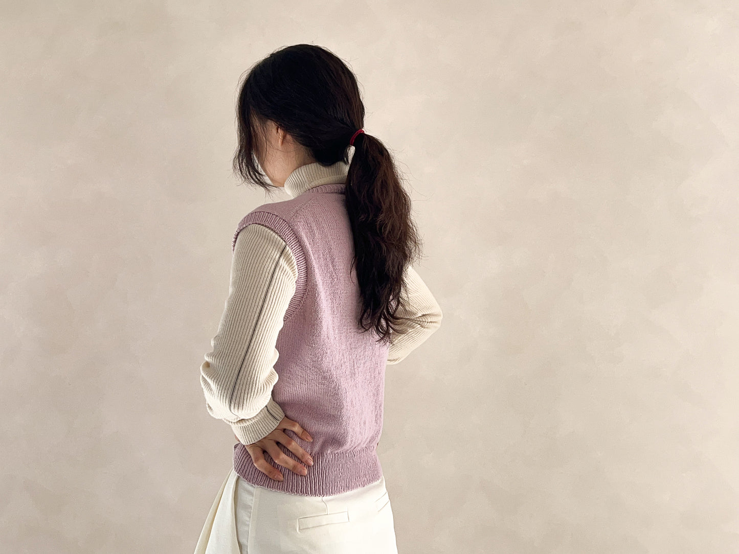 [PDF] Airy Cotton Basic V-neck Vest (ENGLISH)