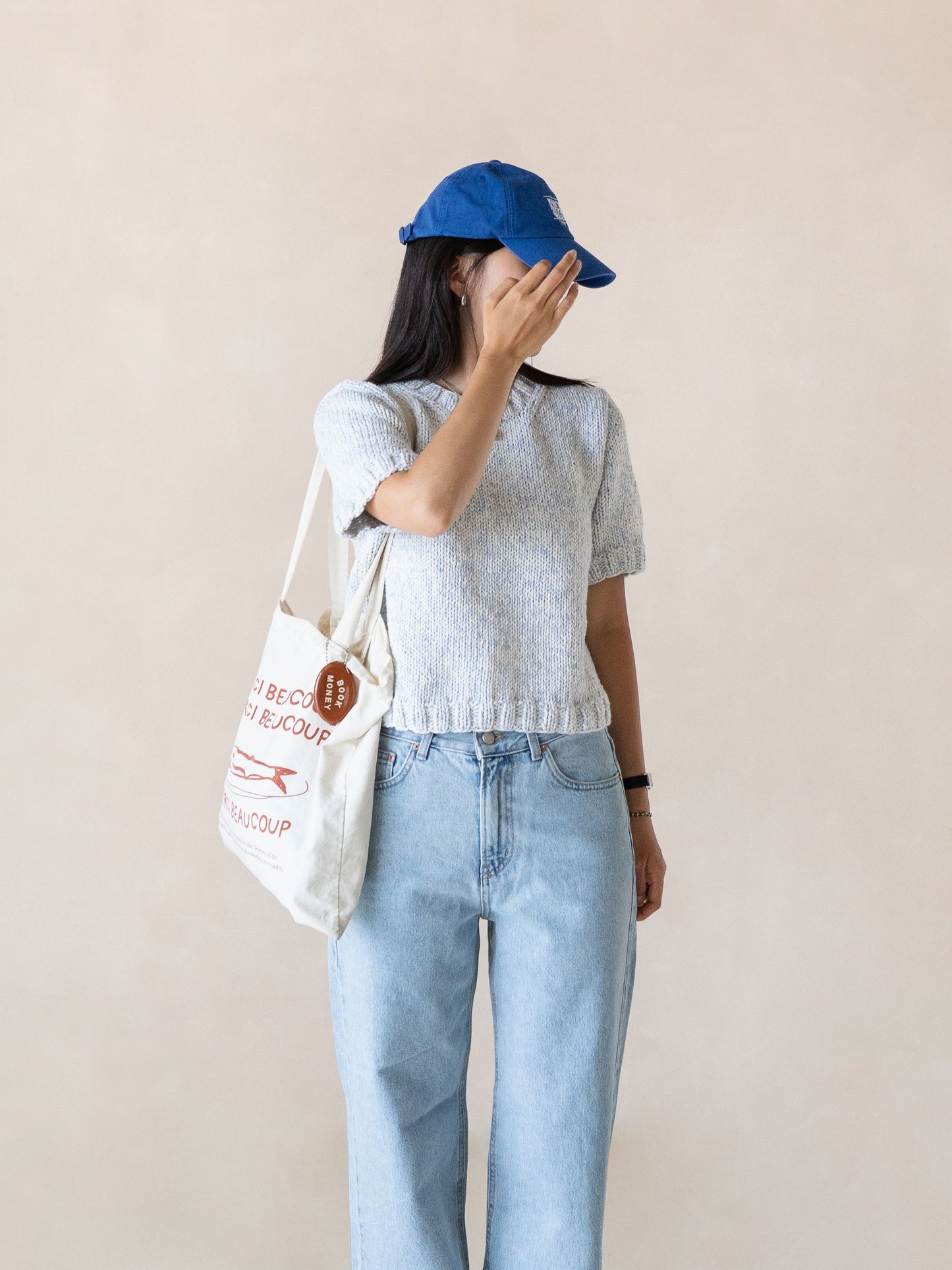 [PDF 도안] 페블울코튼 바텀업 베이직 반팔 니트 (KOREAN)