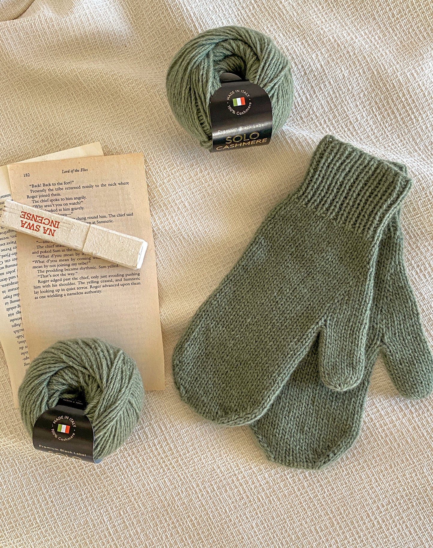 [PDF 도안] 솔로 캐시미어 손모아 장갑 (KOREAN)